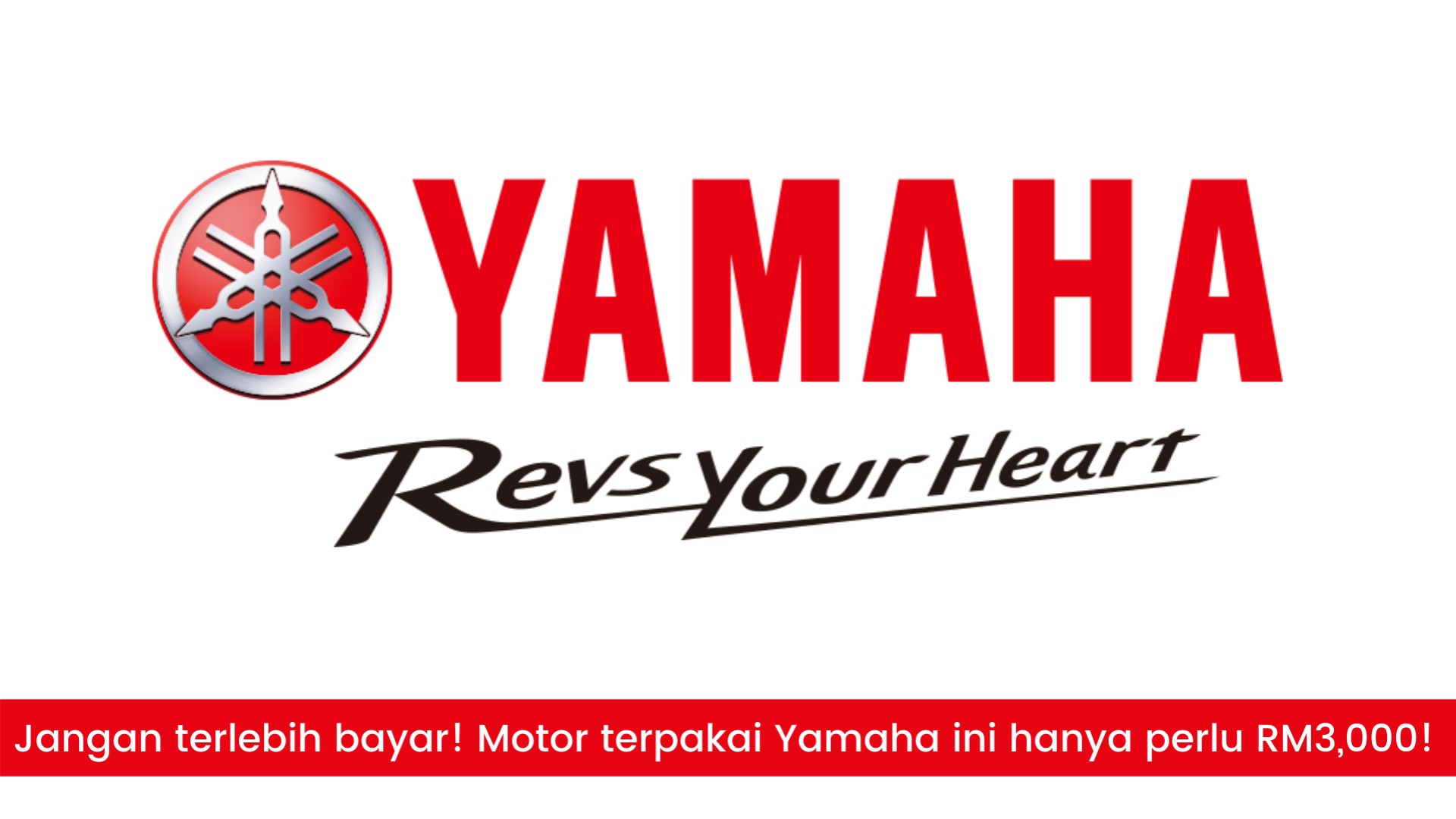 Jangan terlebih bayar! Motor terpakai Yamaha ini hanya perlu RM3,000!