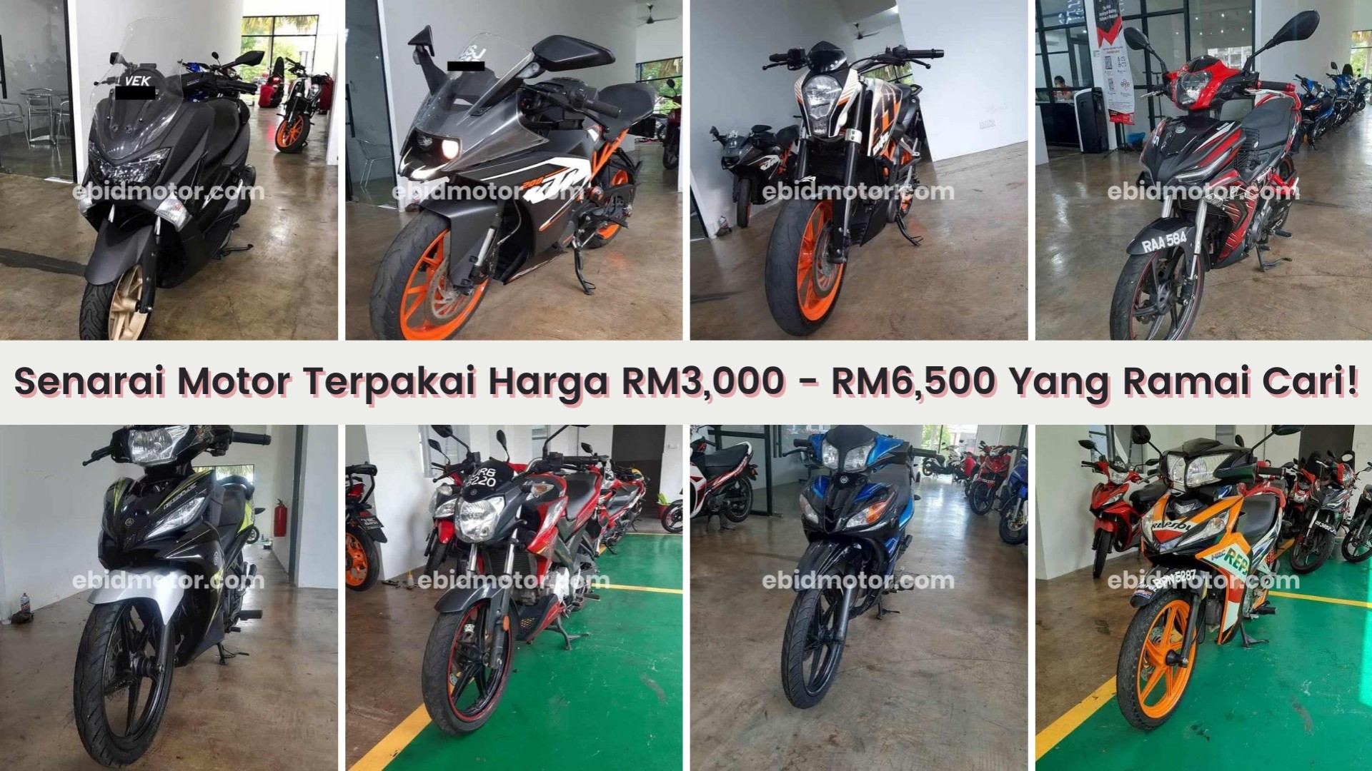 Jenis motosikal yg ramai carikan selain daripada RS150 & Y15! Harga rendah drpd harga pasaran!