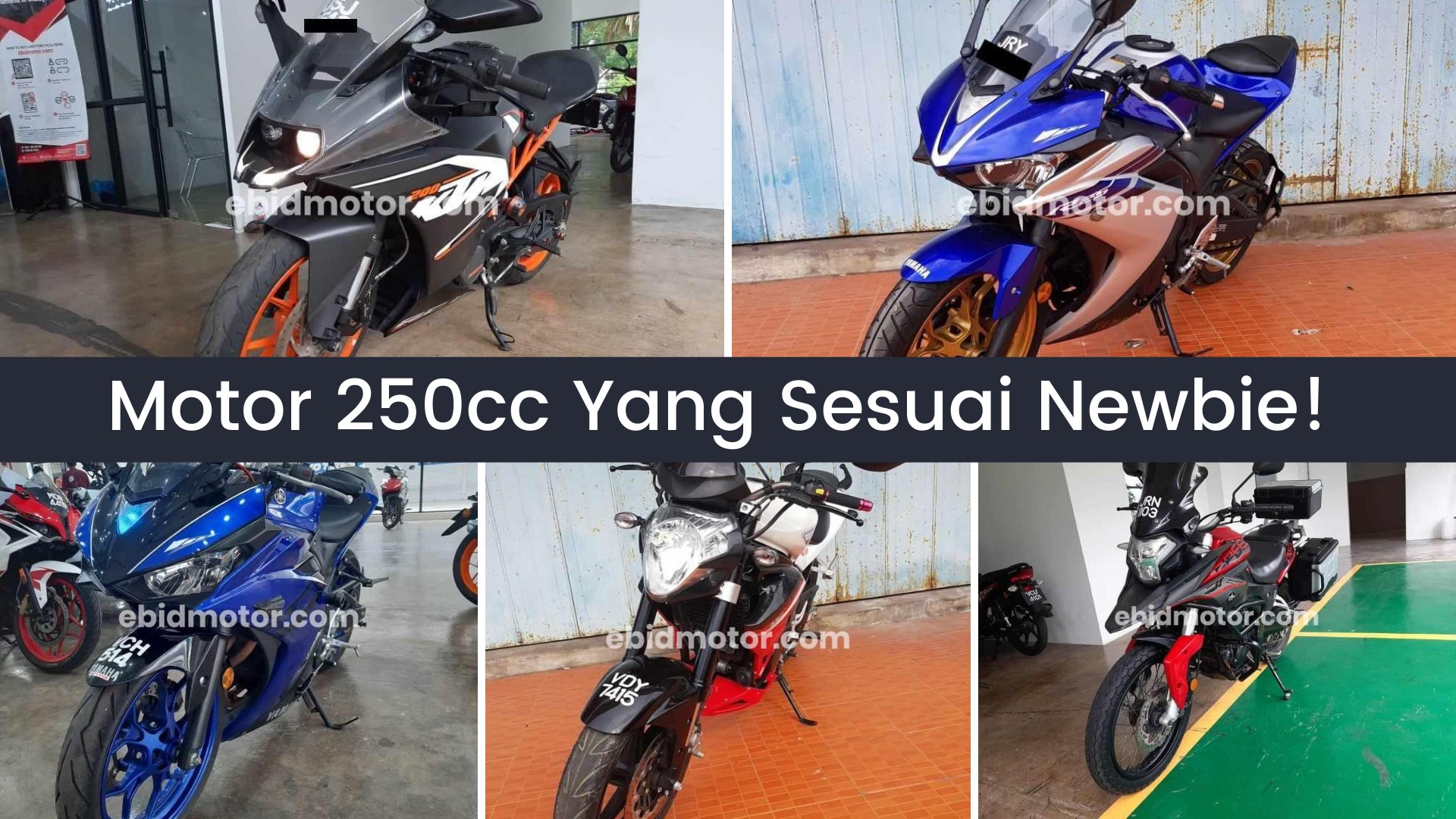 Motor 250cc Yang Sesuai Untuk Newbie Bawa Motor Besar! 