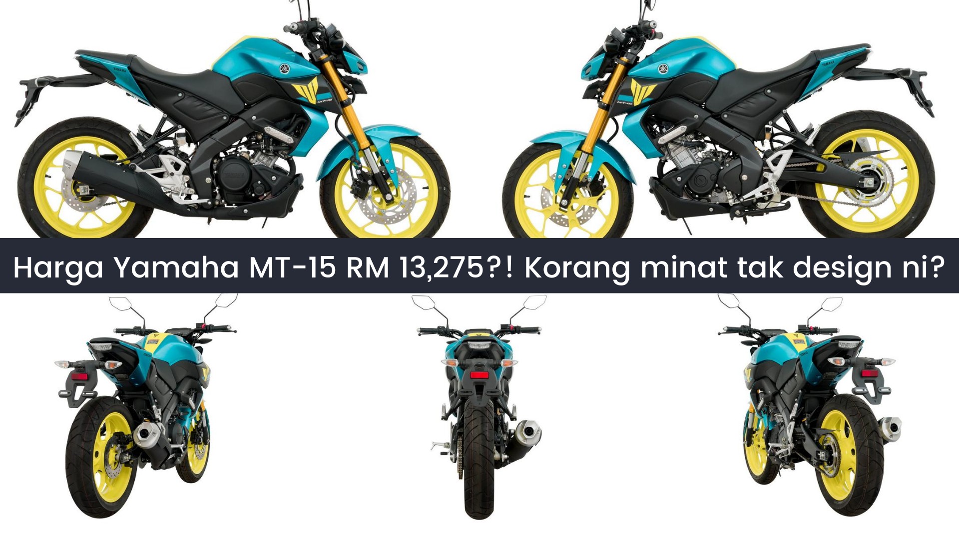 Yamaha MT-15 Limited Edition dilancarkan di negara jiran dengan harga RM13,000!