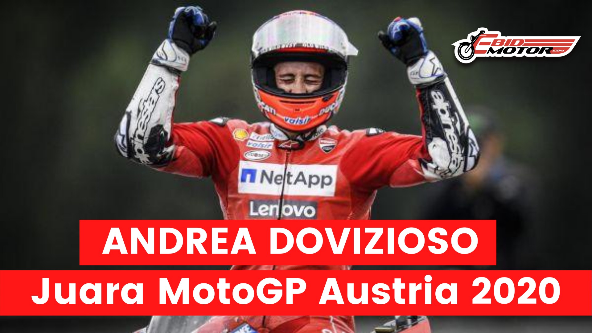 Dovizioso mempersembahkan kemenangan ke-50 untuk Ducati