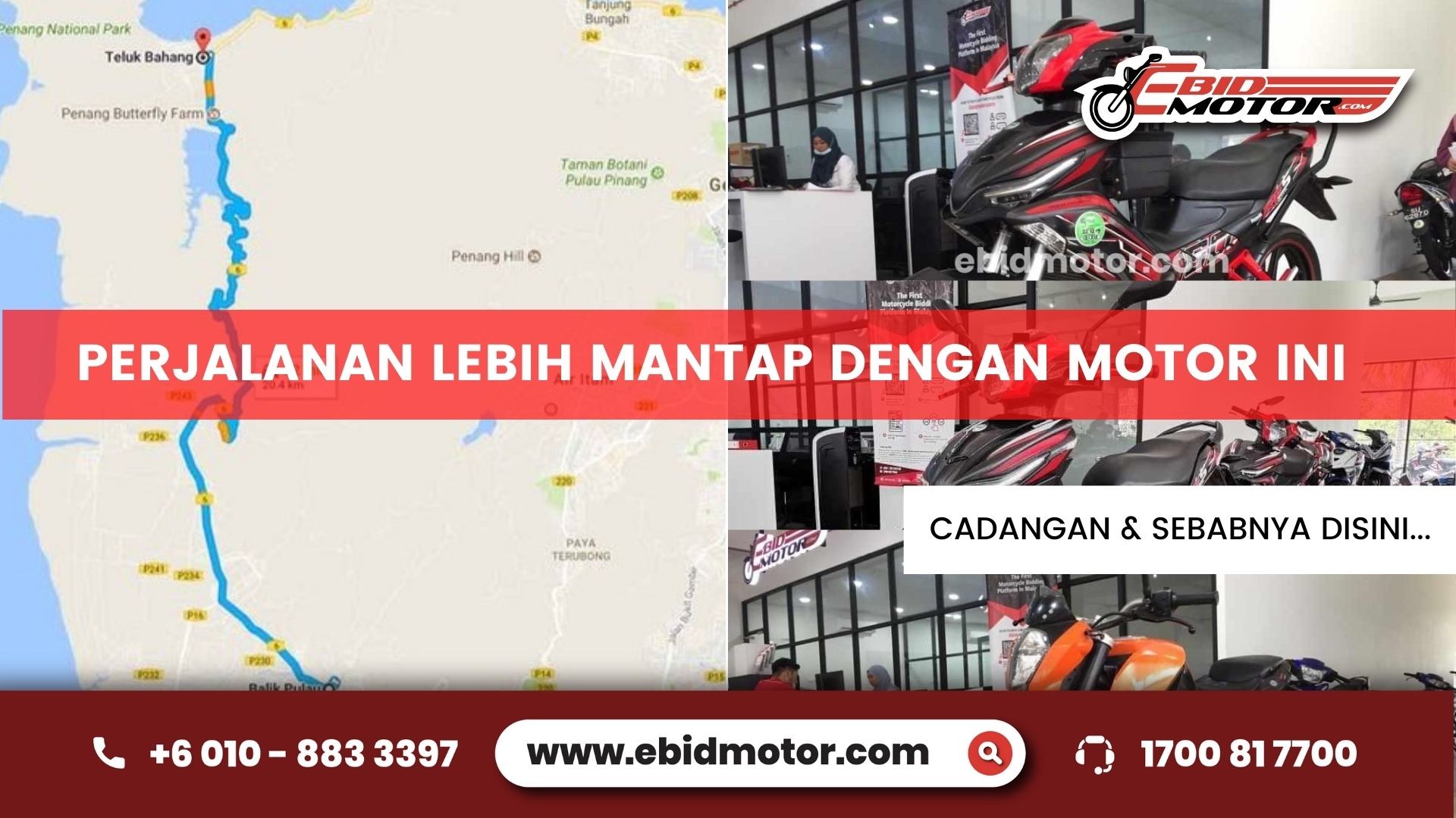 Motosikal Yang Sesuai Untuk Perjalanan Lebih 20KM