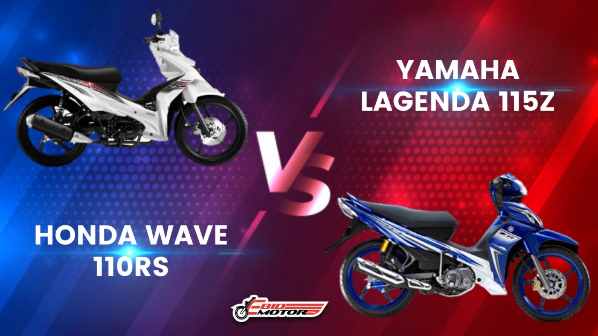 Honda Wave 110RS VS Yamaha Lagenda 115ZR! Yang Mana Win?