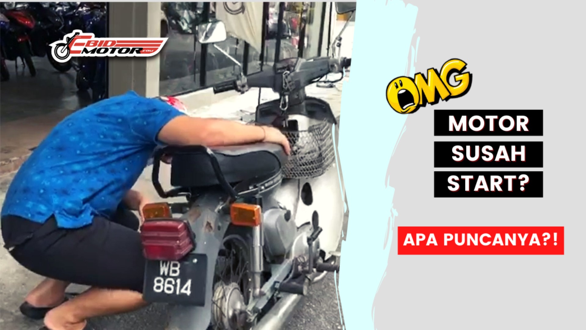 Inilah Simptom Sebab Motor Susah Nak Hidupkan!