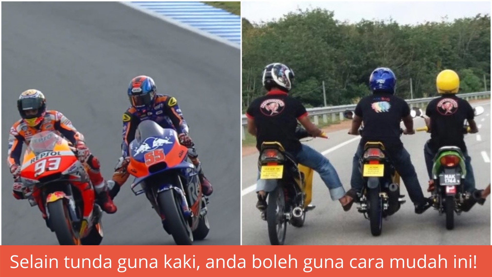 Teknik tunda motosikal yang wajib belajar untuk selamatkan diri dan penunggang lain!