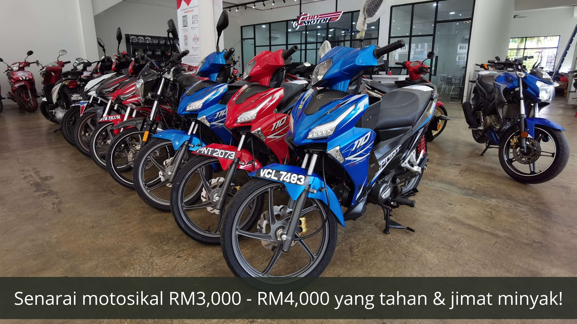 Mencari motosikal yang tahan & jimat petrol? Harga baru RM3,000 - RM4,000 sahaja! 