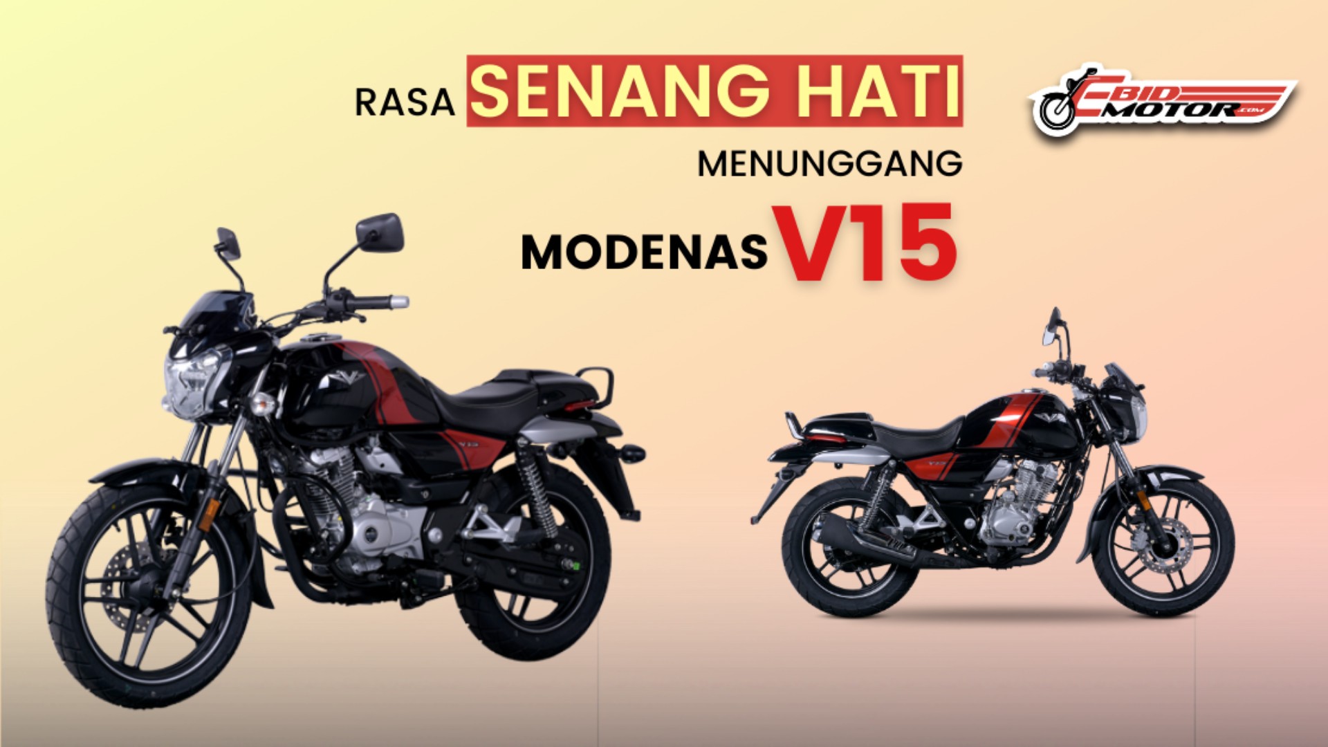 Modenas V15 Dapat Menawarkan Keseronokan Menunggang? Macam Mana Eh?