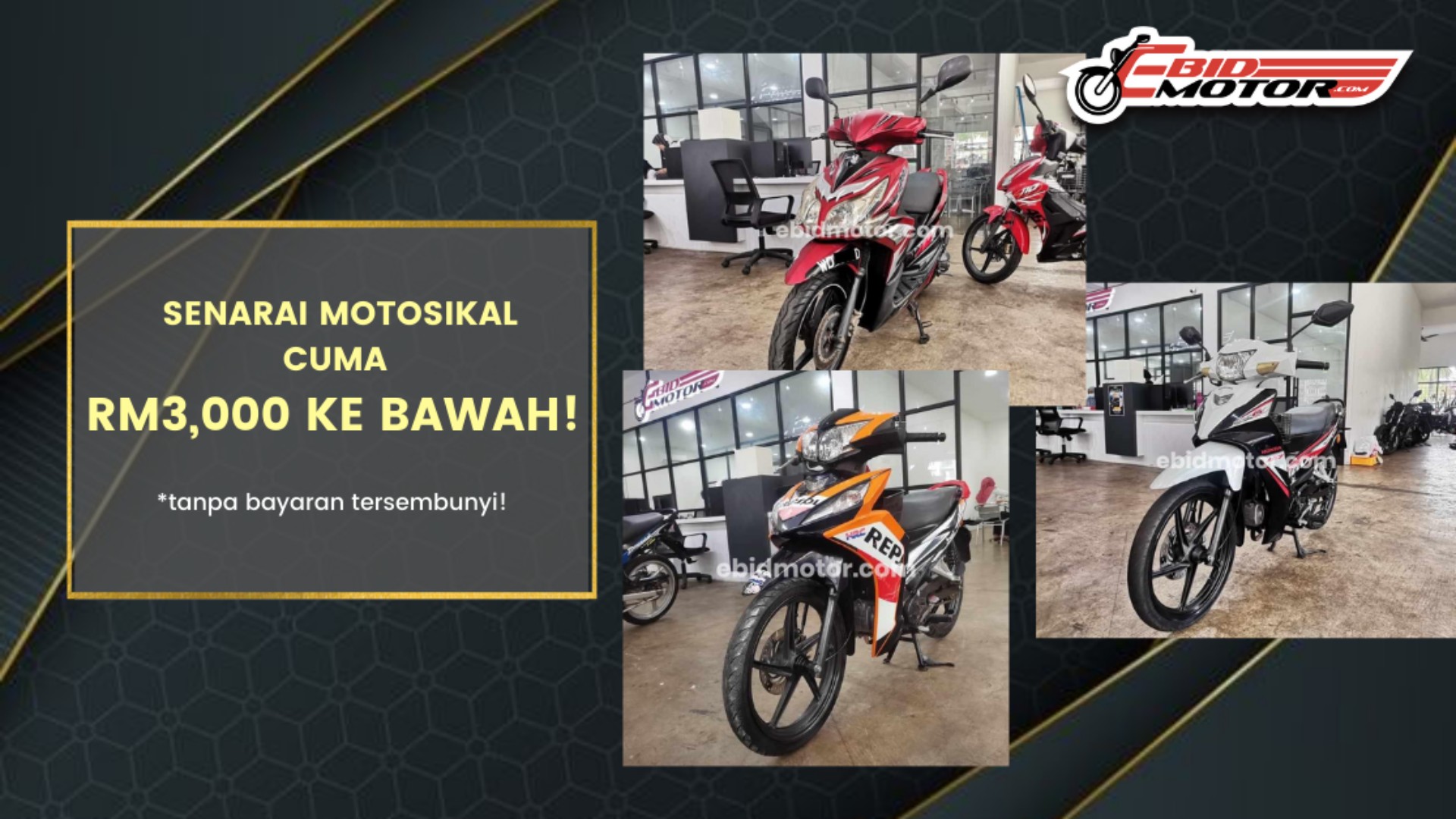 Bajet RM3,000 Takkan Dapat Motor Yang Baik? Betul Ke?