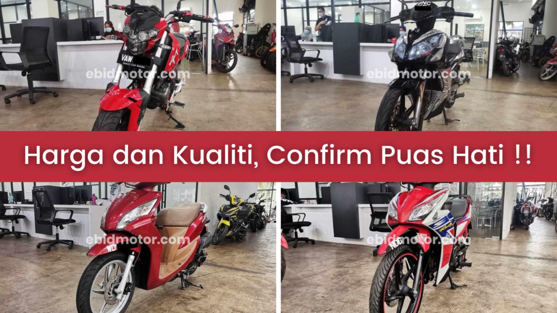 Motor Tahan Lasak, Jimat Petrol & Spare Part Senang Cari? Pilih Di Sini Confirm Tak Rugi!