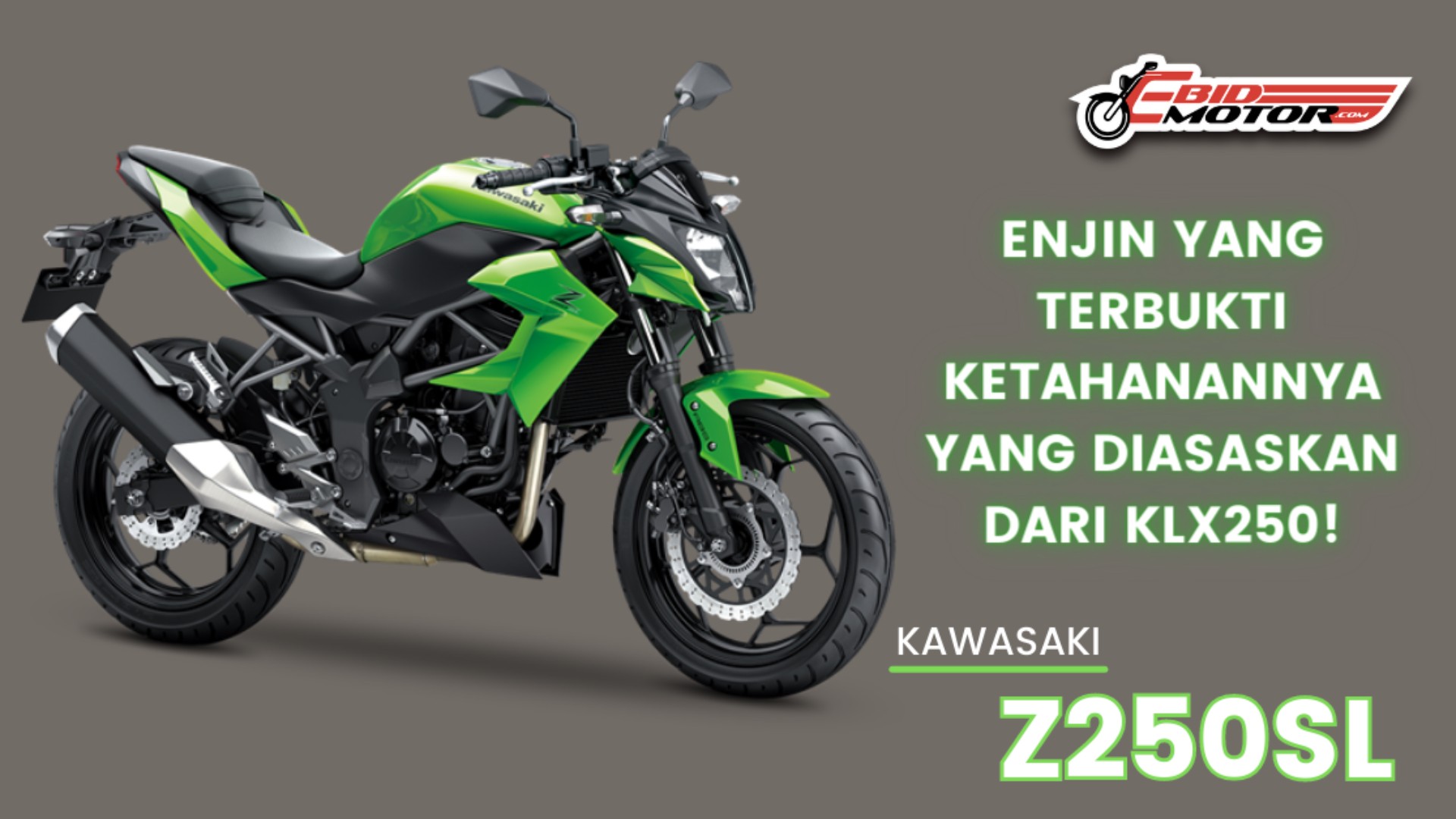 Upgrade Motor Ke Kawasaki Z250SL Sekarang! BERBALOI!