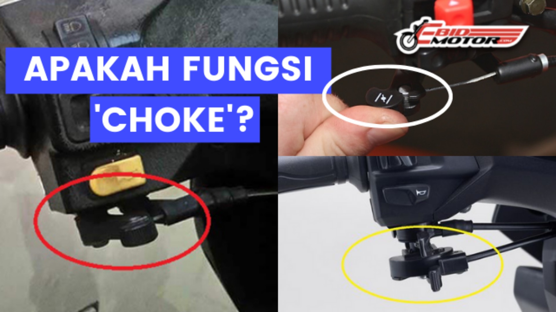 Apa Itu 'Choke' Dan Apa Kegunaannya Pada Motosikal?