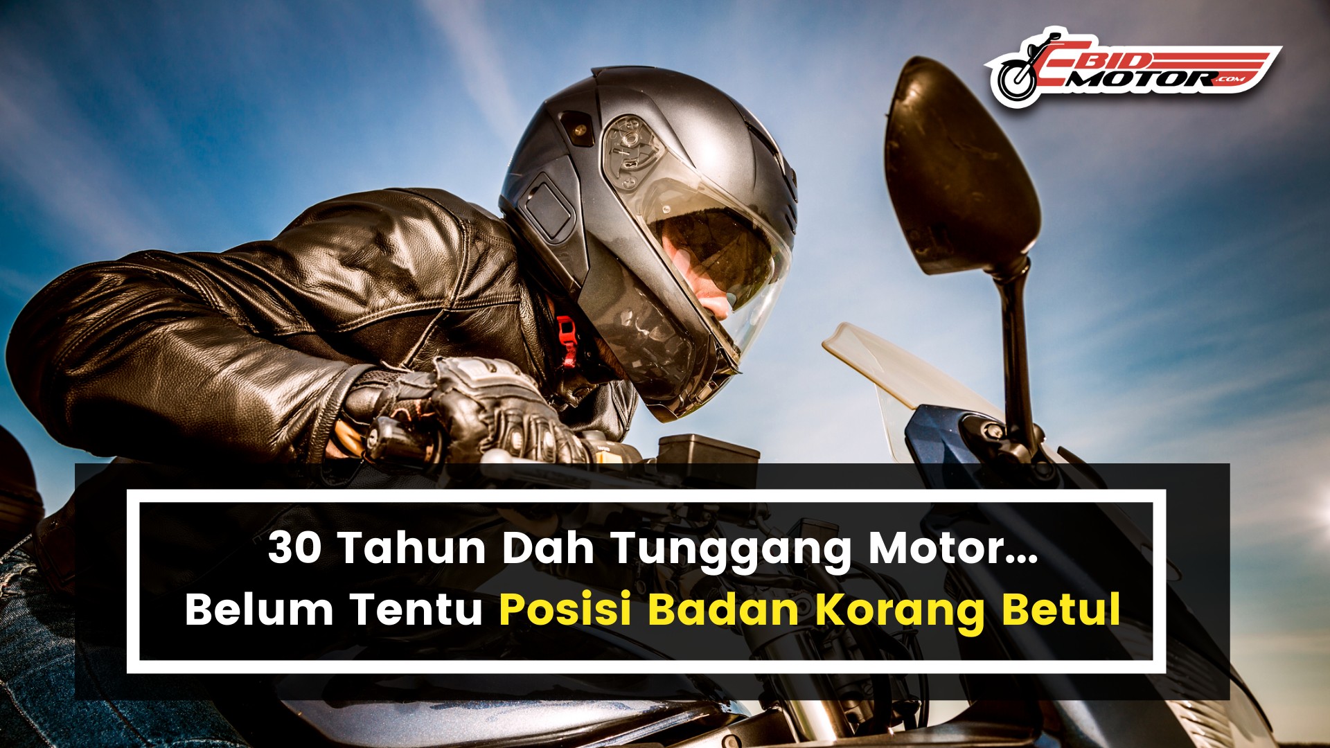 Posisi Badan Salah Ketika Menunggang Penyebab Tubuh Sengsara!