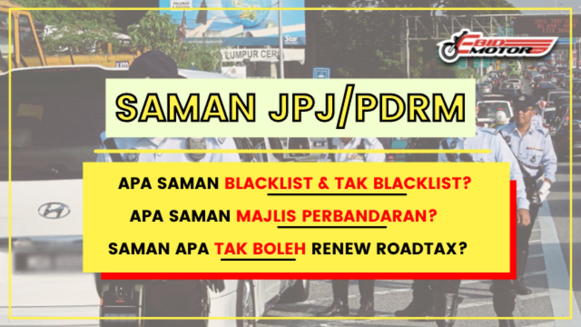 Tak Bayar Saman Boleh Masuk Penjara! [Bukti Ada Sini]