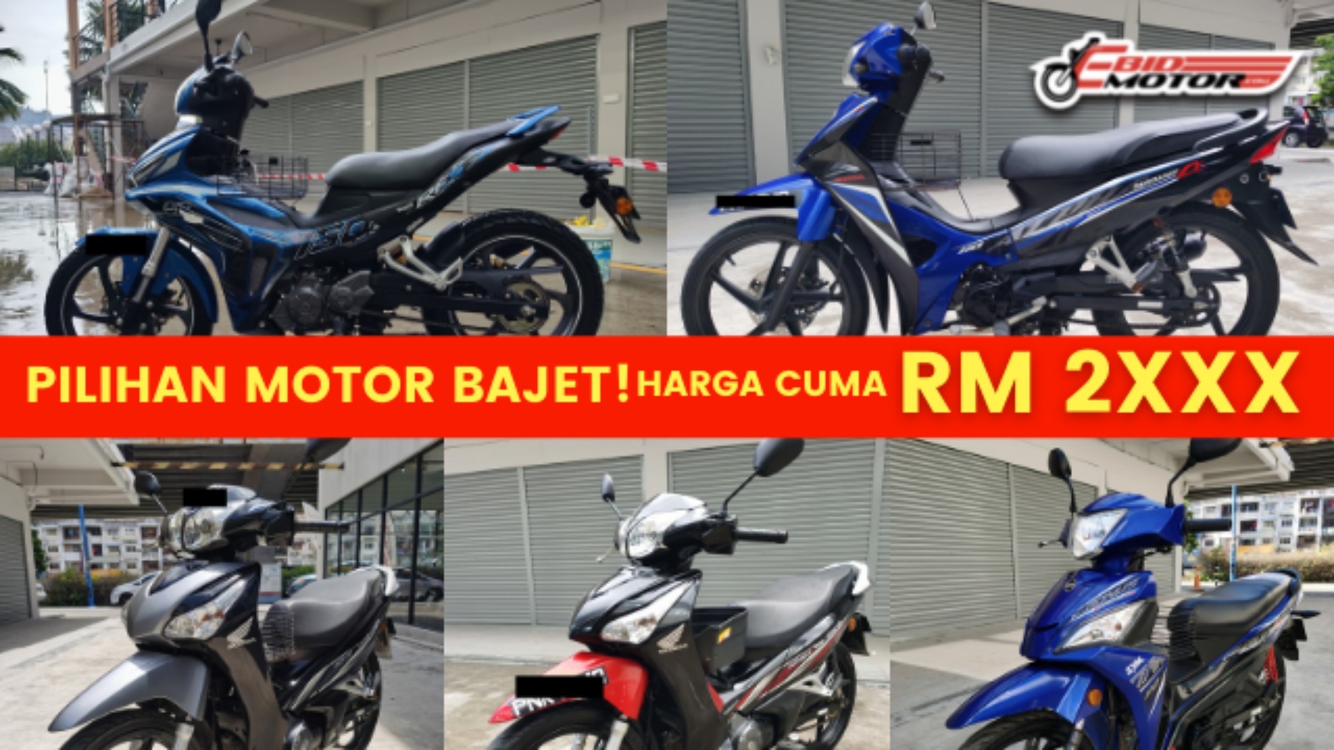 Motosikal Tahun 2017 - 2019! Condition TIPTOP.. Harga Mampu Milik!