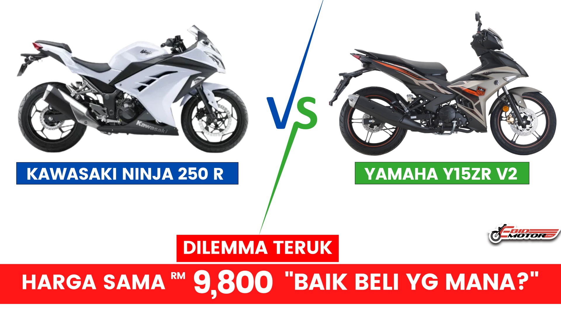 Motosikal Mana Berbaloi RM 9,800 Anda ?