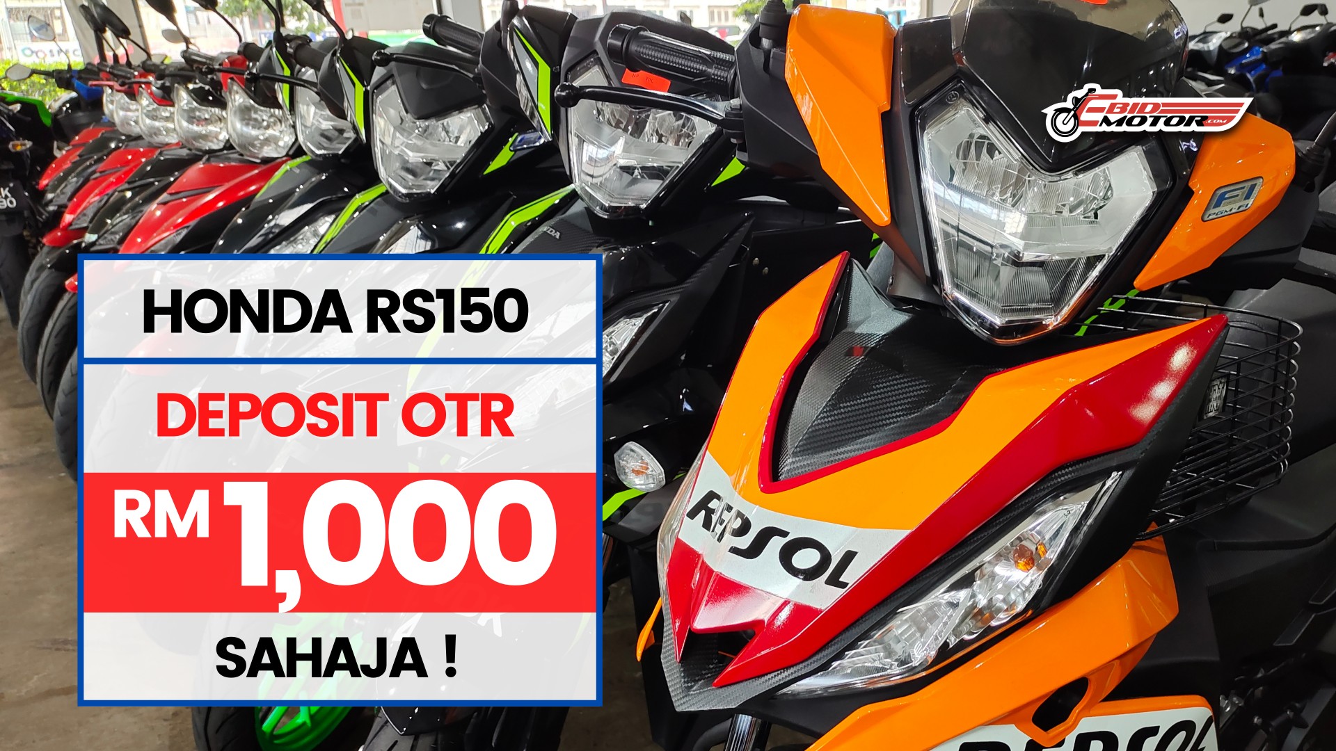 RM1,000 OTR?! BETUL! DEPO RS150R PALING MURAH GUARANTEED! 