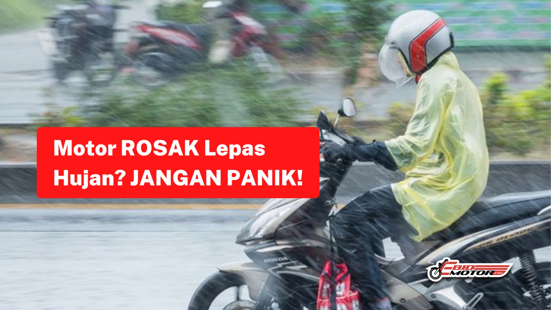 Lepas Redah Hujan, Motor Korang Tak Boleh Hidup? JANGAN PANIK! Ini Yang Korang Kena Buat!