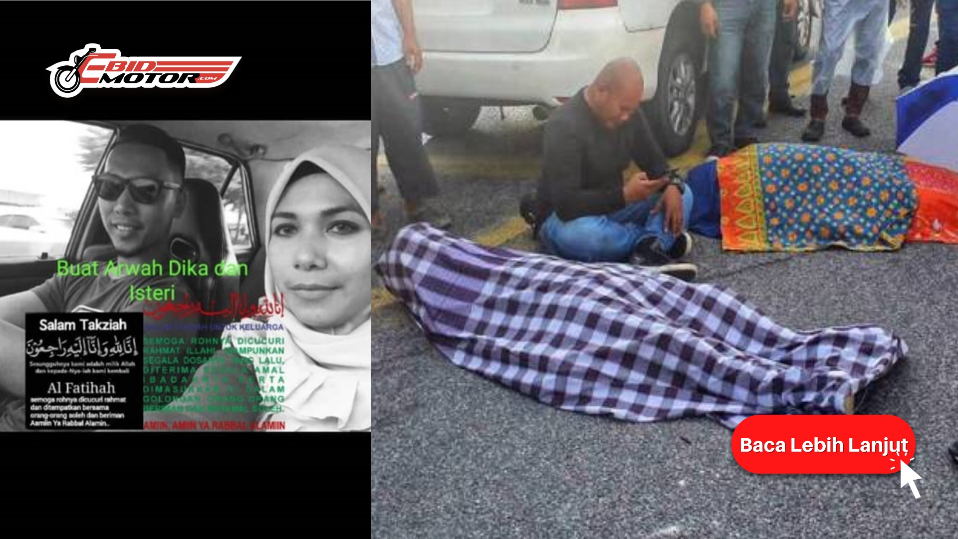 Al-Fatihah! Ini Fakta Kes Kemalangan Maut Suami Isteri Selepas Aprilia RSV4 Rempuh MPV