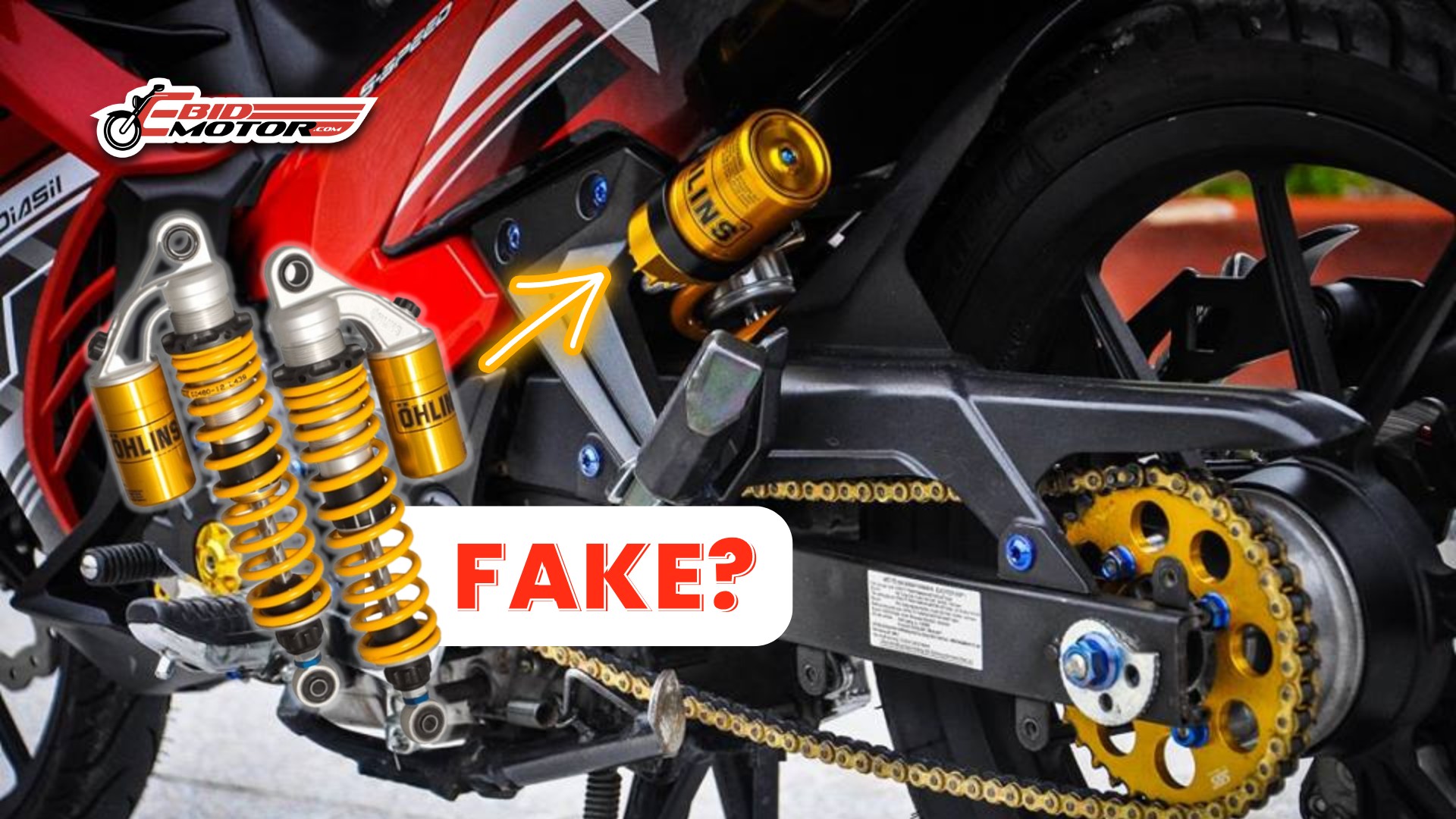 Pasang Ohlins Palsu Boleh Janamkan Motor? Ini Cara Periksa Ohlins Ori @ Ciplak!