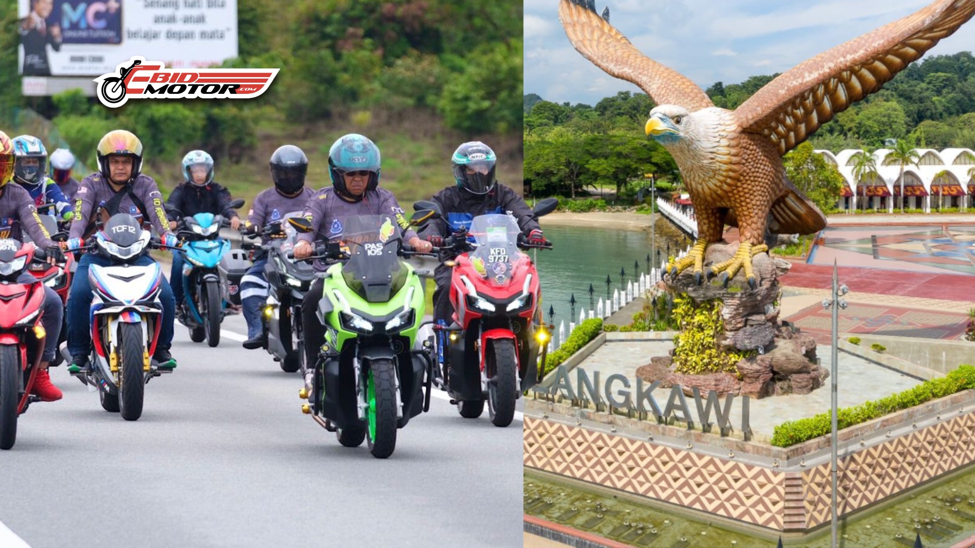 Membazir Pergi Langkawi Naik Flight Kalau Boleh Naik Motor! Inilah Caranya!