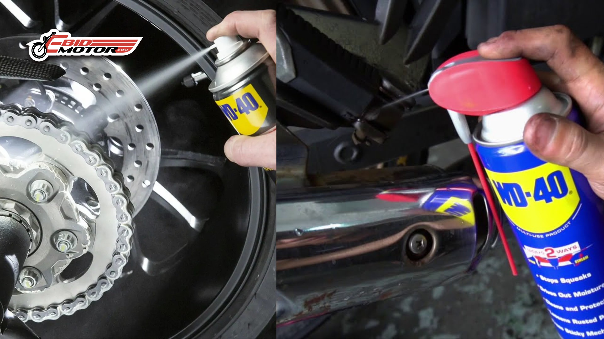 Dengan WD-40 Je, Boleh Selesaikan 8 Masalah INI Kat Motosikal Korang!