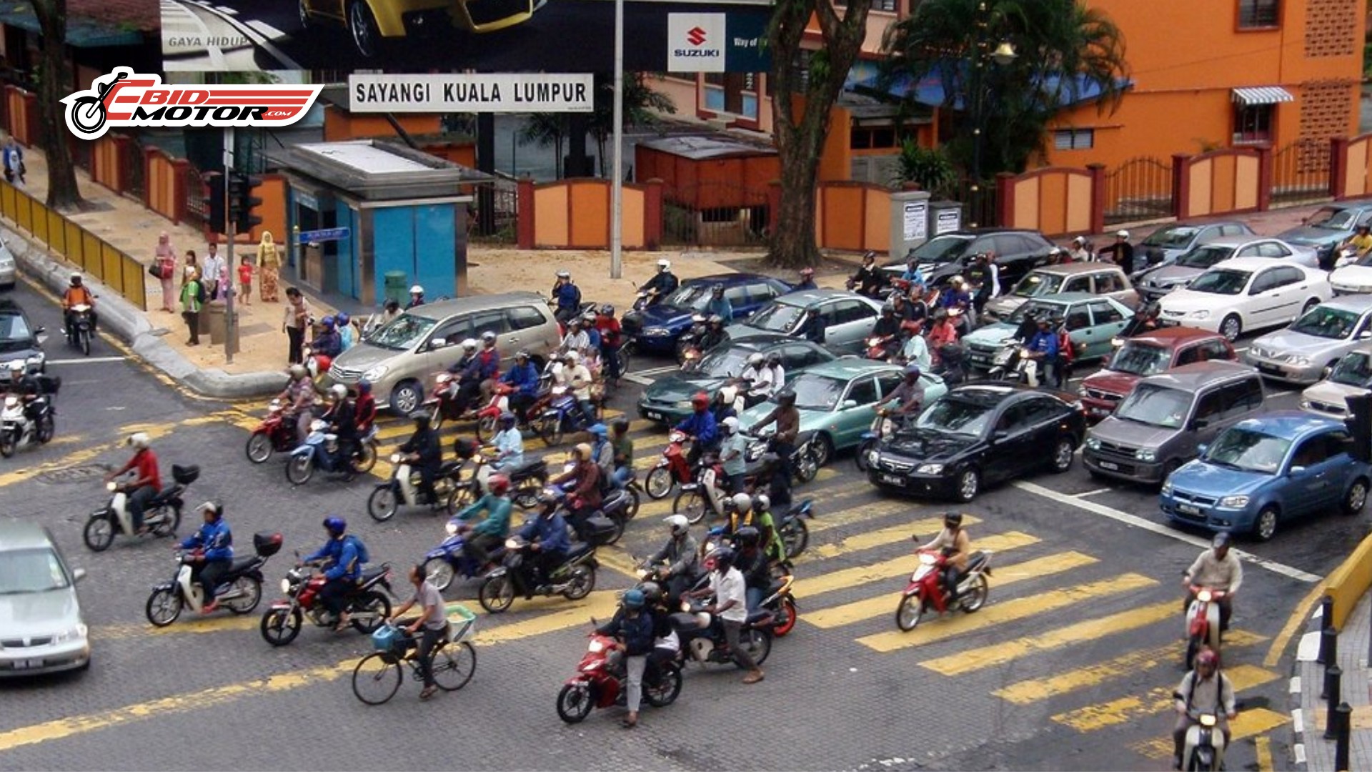 Malaysia No.4 Paling Ramai Pengguna Motosikal Di Dunia! Rupanya Negara Ini Dapat No.1!
