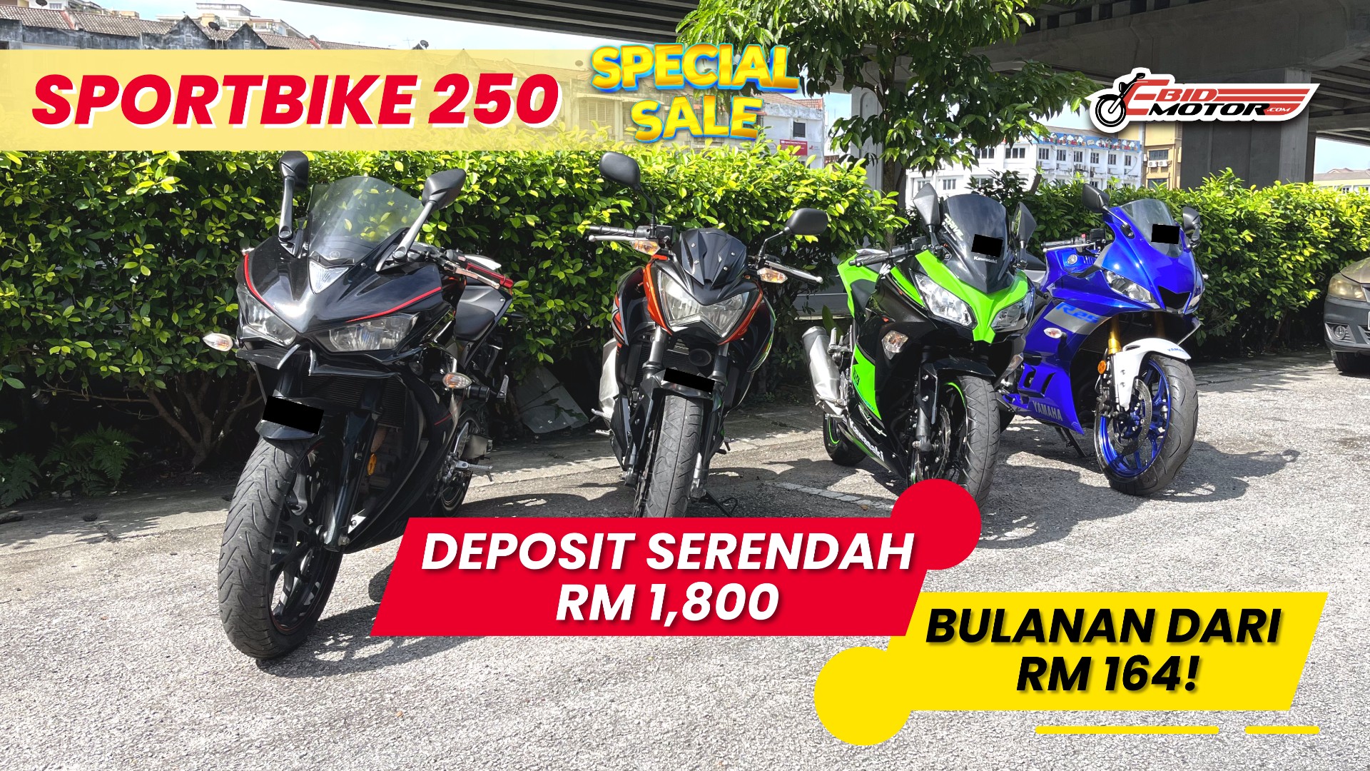 Sportbike 250cc Paling ON DEMAND, Kini Hanya Serendah RM 8,800 SAHAJA!!