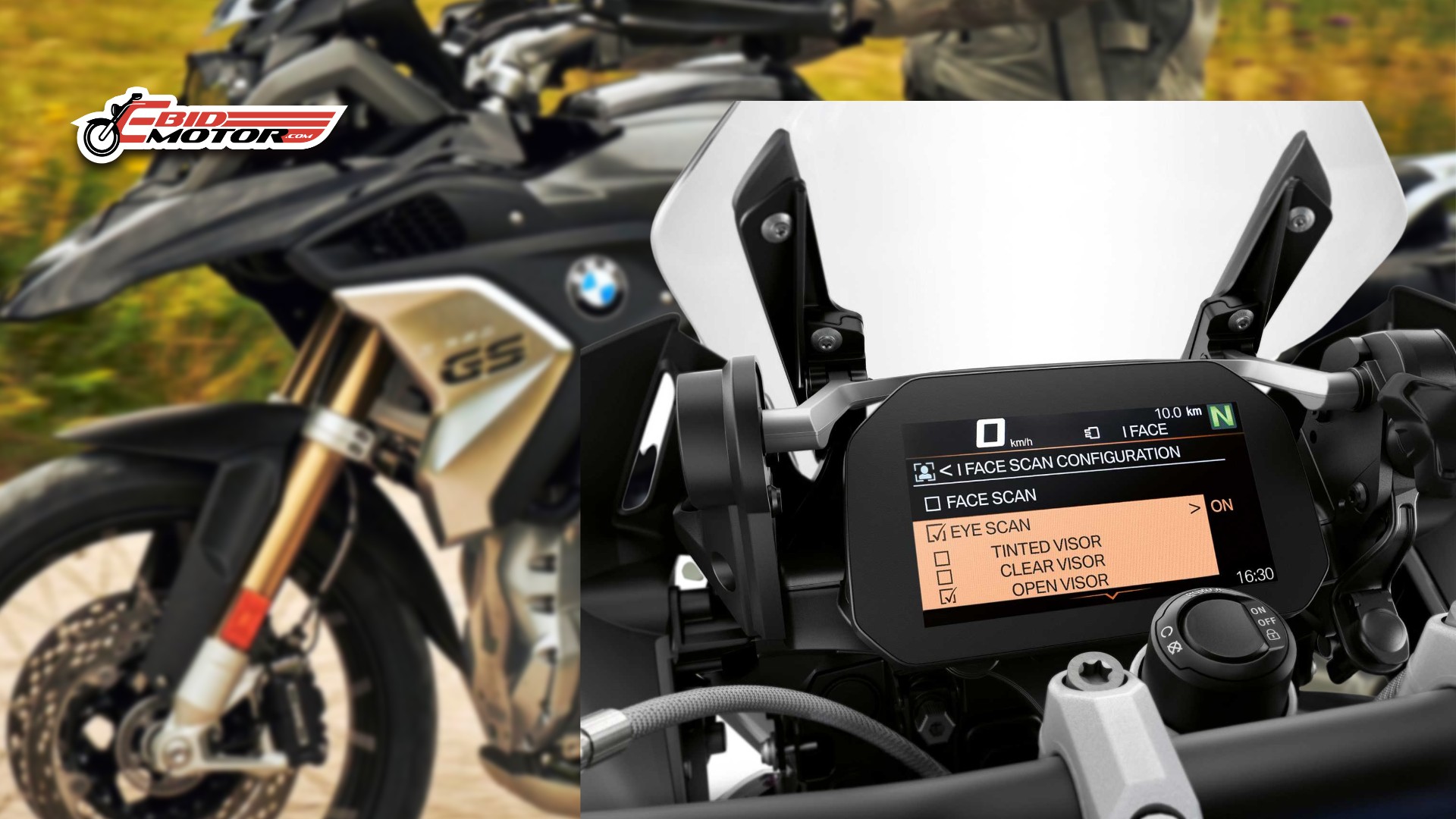 BMW Bakal Lancar Teknologi Face ID Pada Model Motosikal Akan Datang!