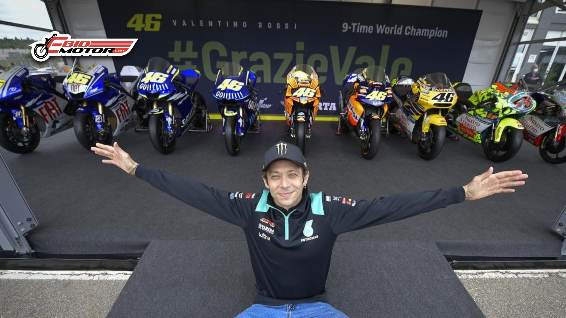 Lagenda MotoGP Valentino Rossi Dilantik Jadi Duta Jenama Yamaha! 