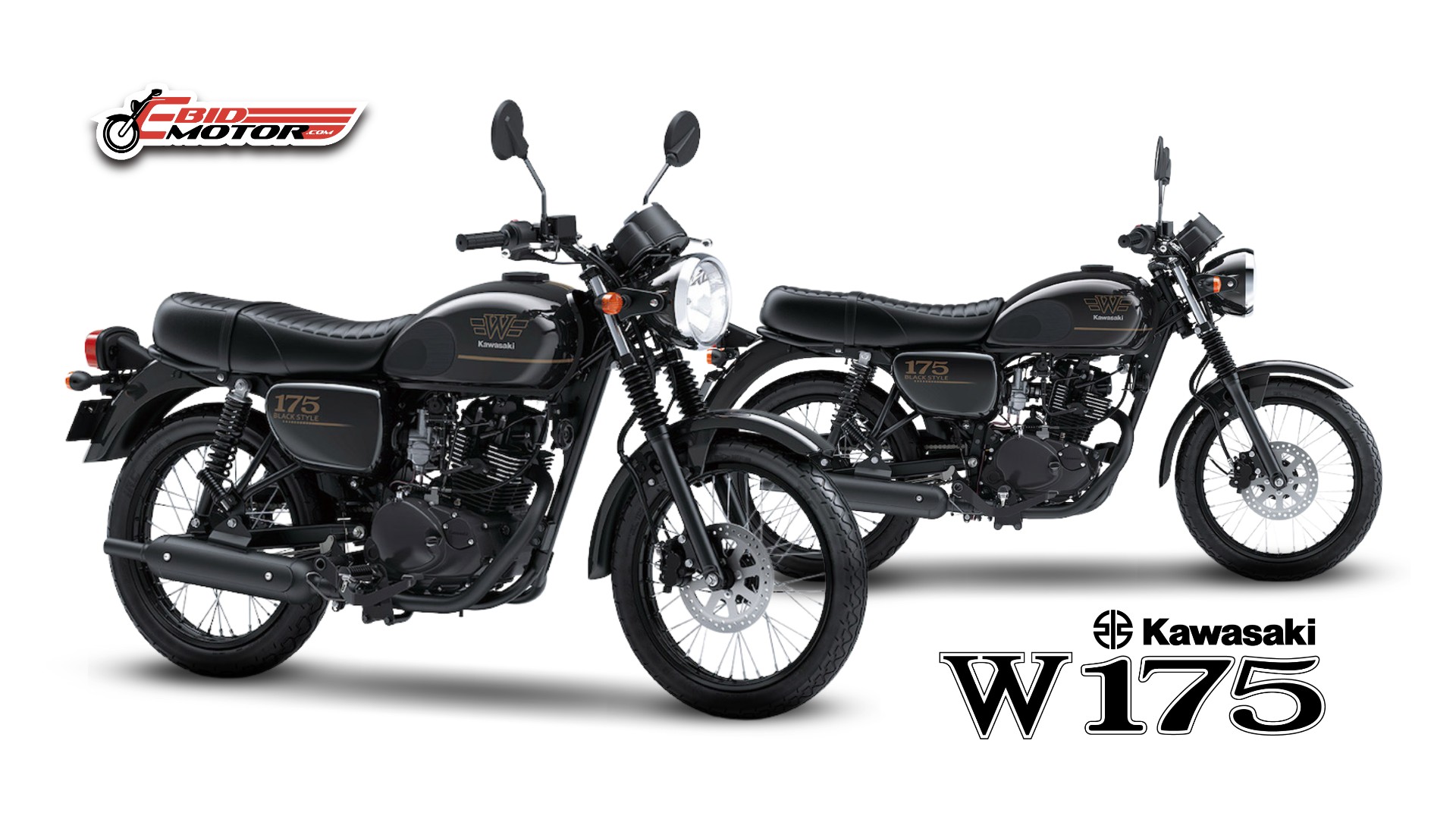 Kawasaki Indonesia Perkenal W175 SE Black Style (2024) - RM11K!