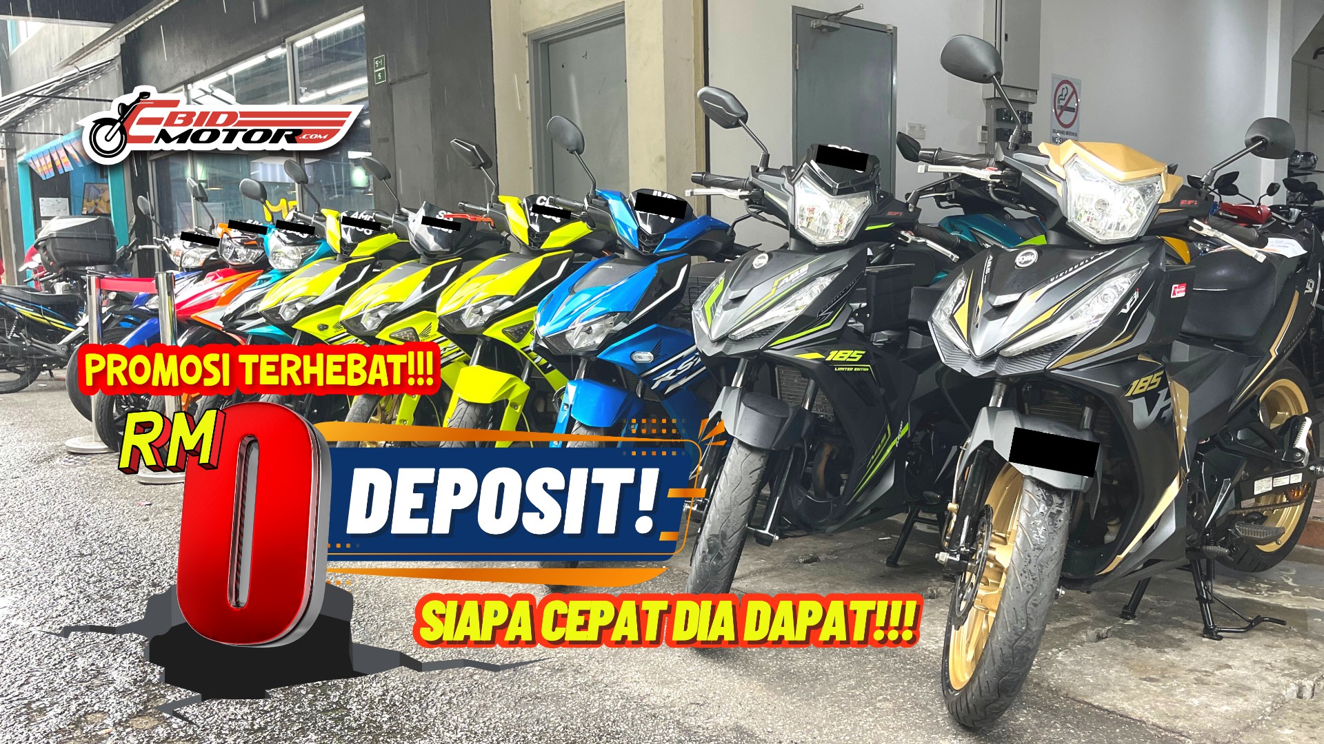 PROMOSI Supermoped Power 1 SEN Deposit Pun Tak Perlu Bayar!