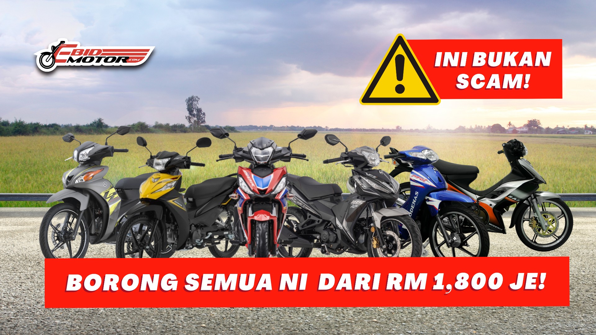 Dari RM 1,800 Je, Korang Boleh Borong Motor-Motor Panas Ni! Tak Beli RUGI!