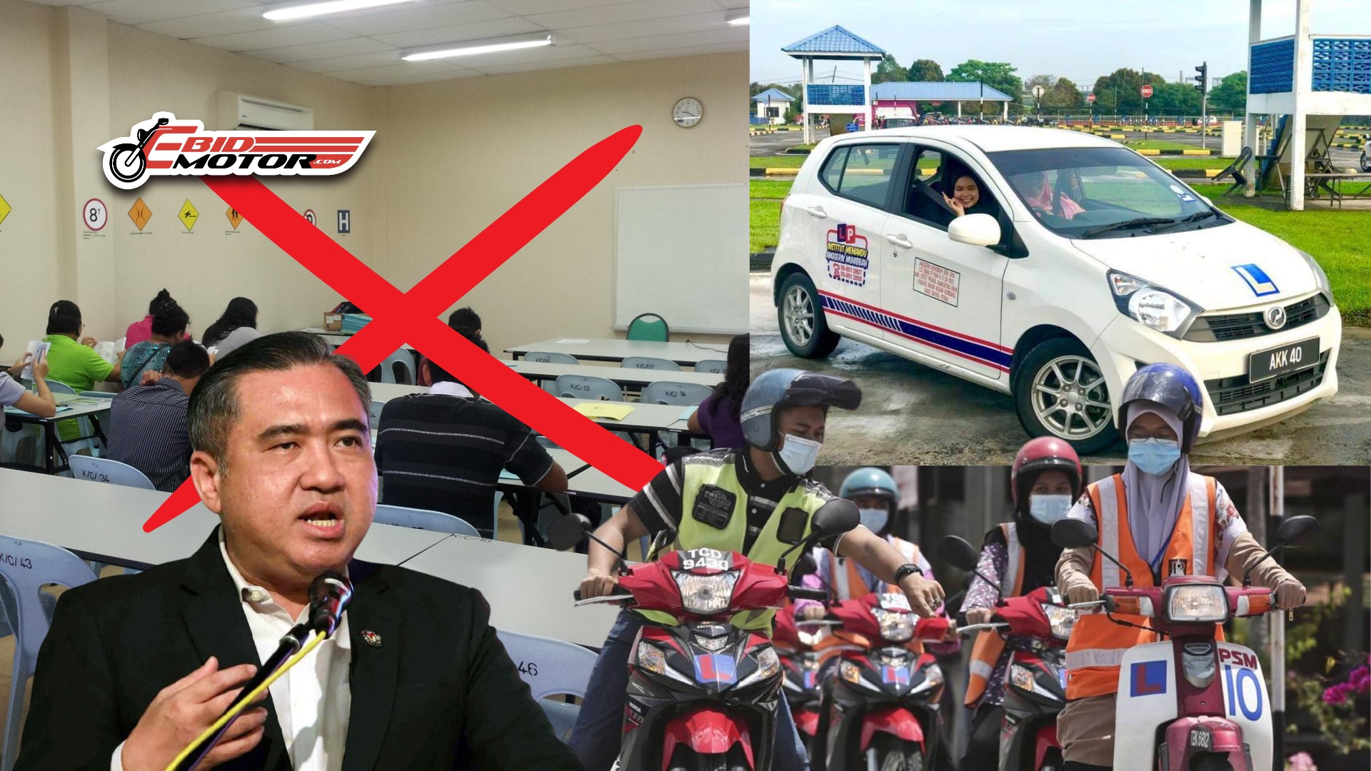 Ujian Teori Jadi Sekali Sahaja Untuk Lesen Kereta & Motor, Bermula 15 September 