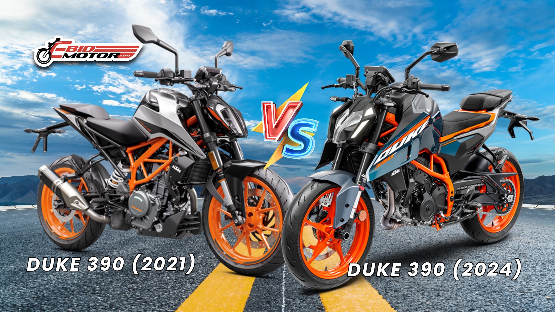 Ini 10 Perbezaan Ketara KTM Duke 390 (2024) Berbanding Duke 390 (2021)