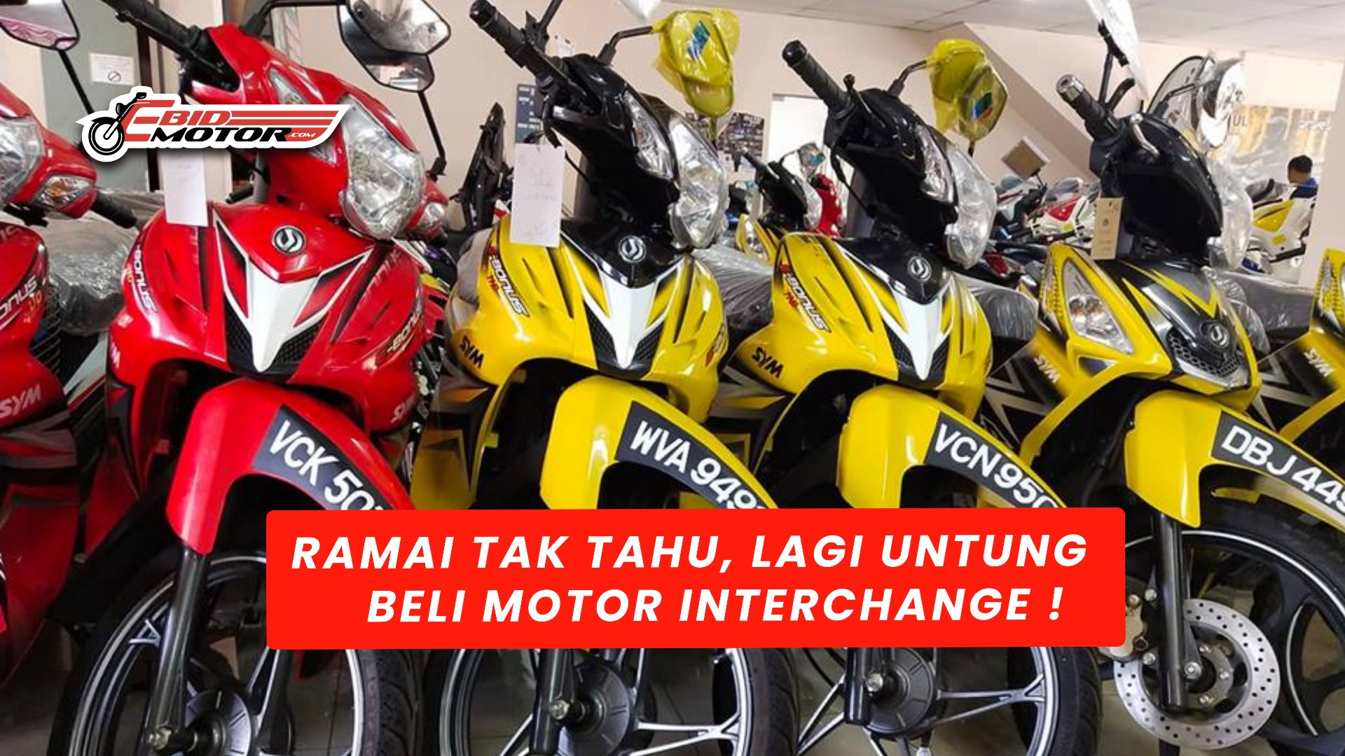 Motor Baru, Tapi Dah Ada No.Plat? Tak Rugi Beli Motor Interchange Sebab... 