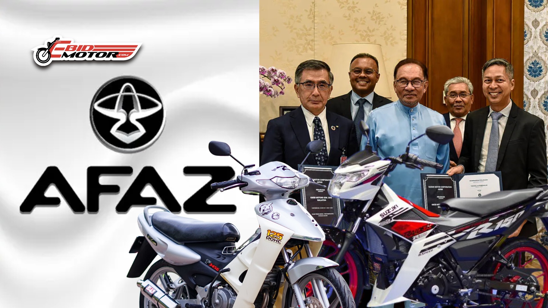 Enjin Suzuki, Design Taste Malaysia? KMSB Motors Lancar Jenama Motosikal 'AFAZ'!