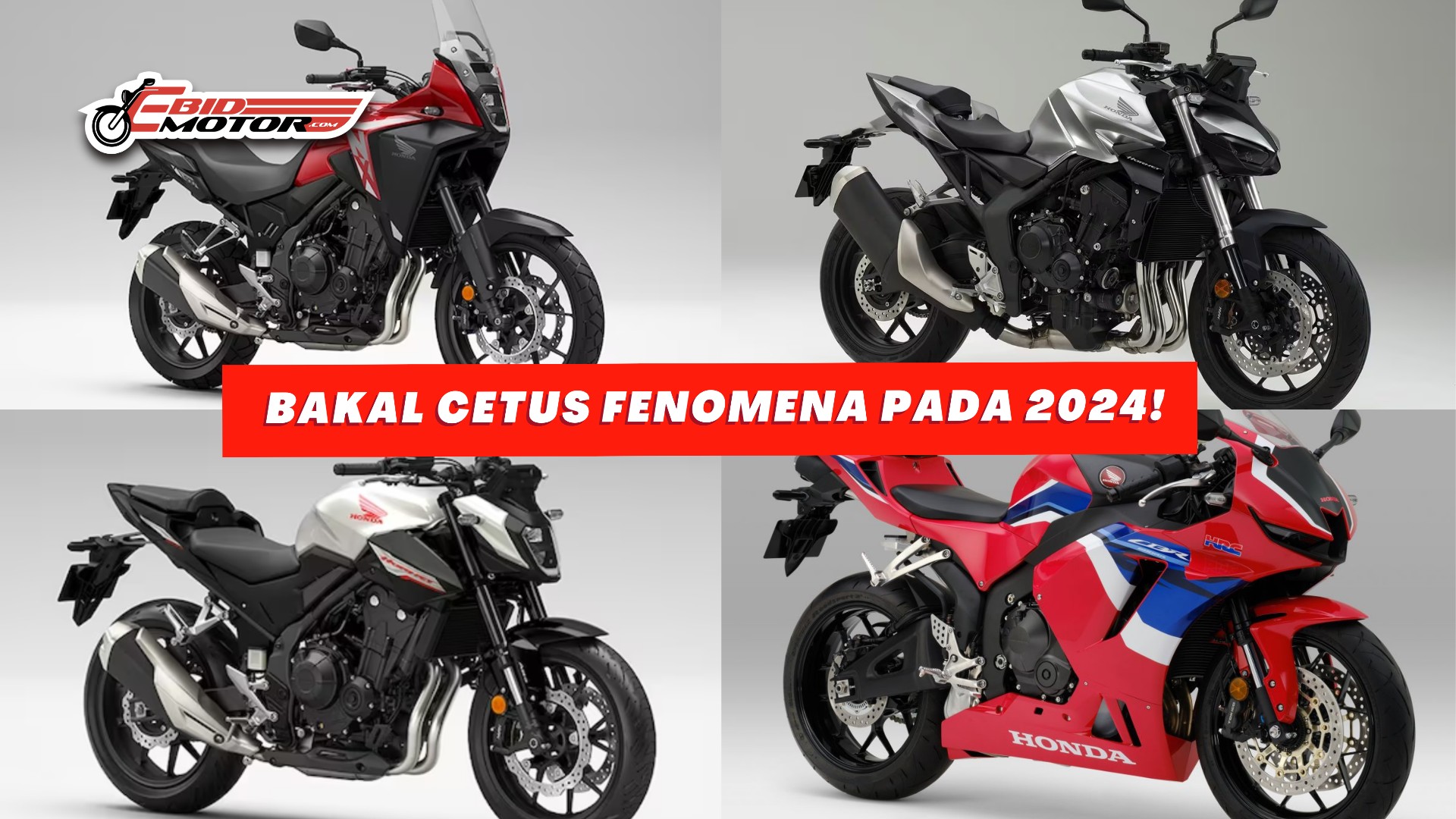 Honda Perkenal 4 Model Baharu Di EICMA 2023, Lebih Padu Dari Jenama Jepun Yang Lain?