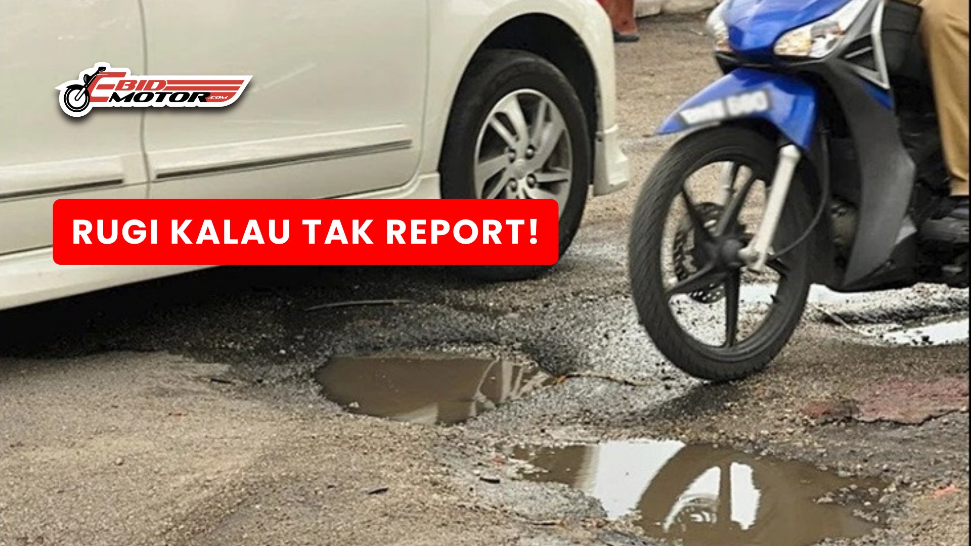 Kemalangan Disebabkan Jalan Berlubang, Macam Mana Nak Buat Tuntutan Kerugian?