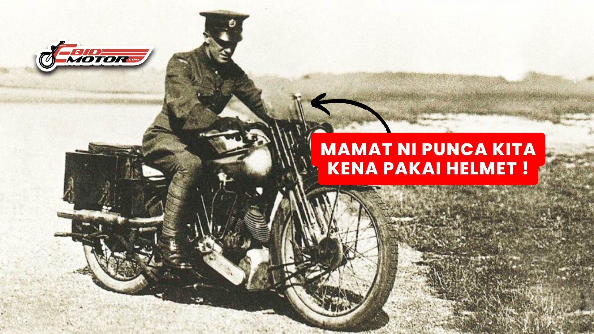 #SantaiWeekend: Helmet Sebenarnya Tak Wajib Untuk Penunggang Motosikal!