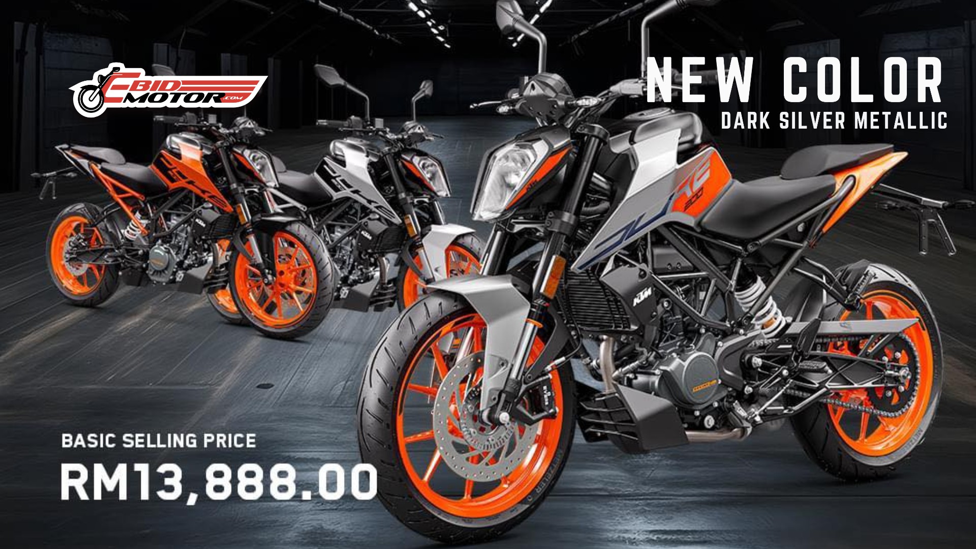 KTM Malaysia Perkenal Duke 200 (2024)! Warna Baharu,RM 13,888!