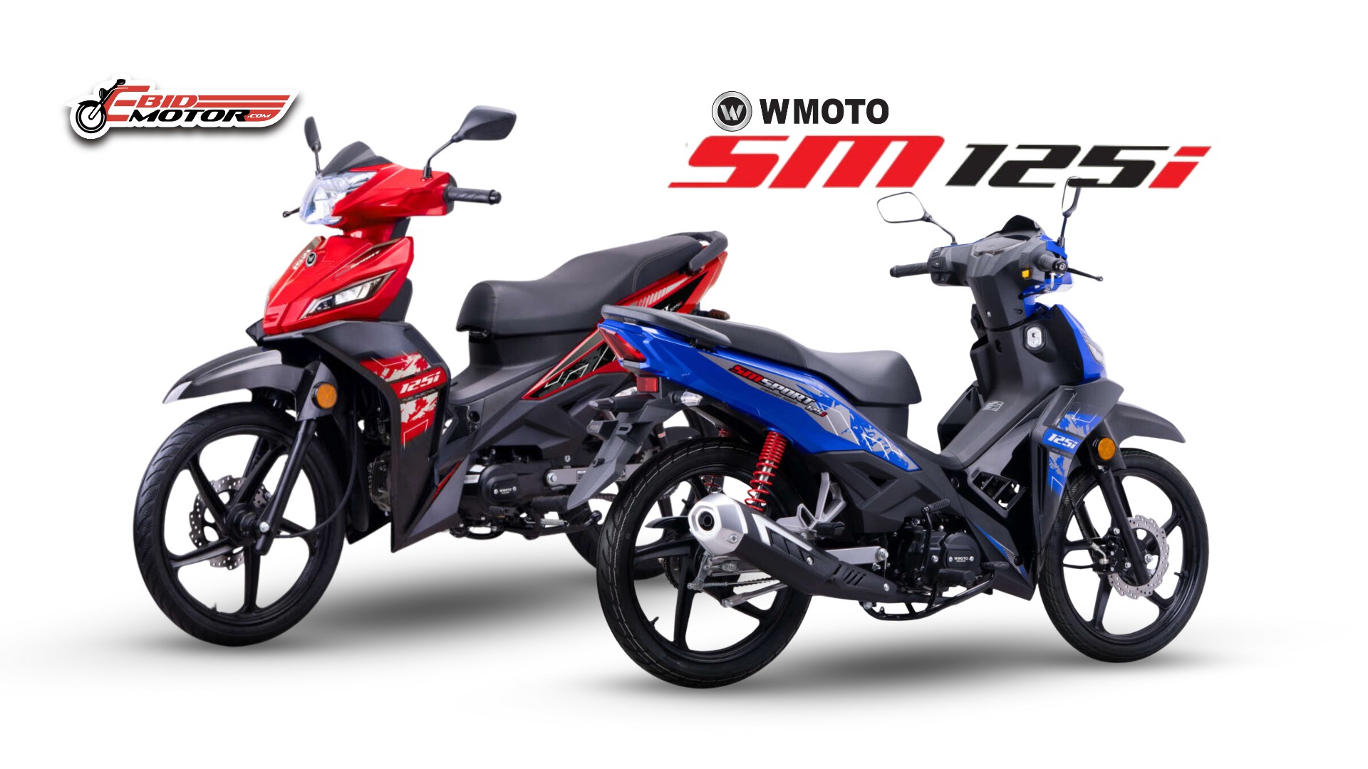 WMOTO Perkenal Kapcai Rahmah, SM125i! Meter LCD, Disc Brake, Harga RM5.8K!