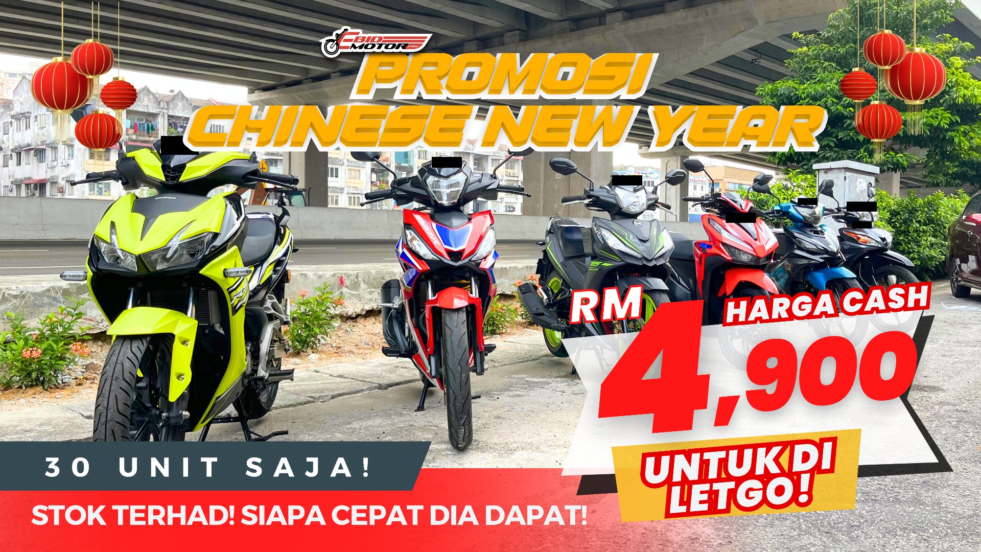 #Katelog: CNY Special! Harga Cash Yamaha, Honda, SYM RM4,900 SAHAJA!
