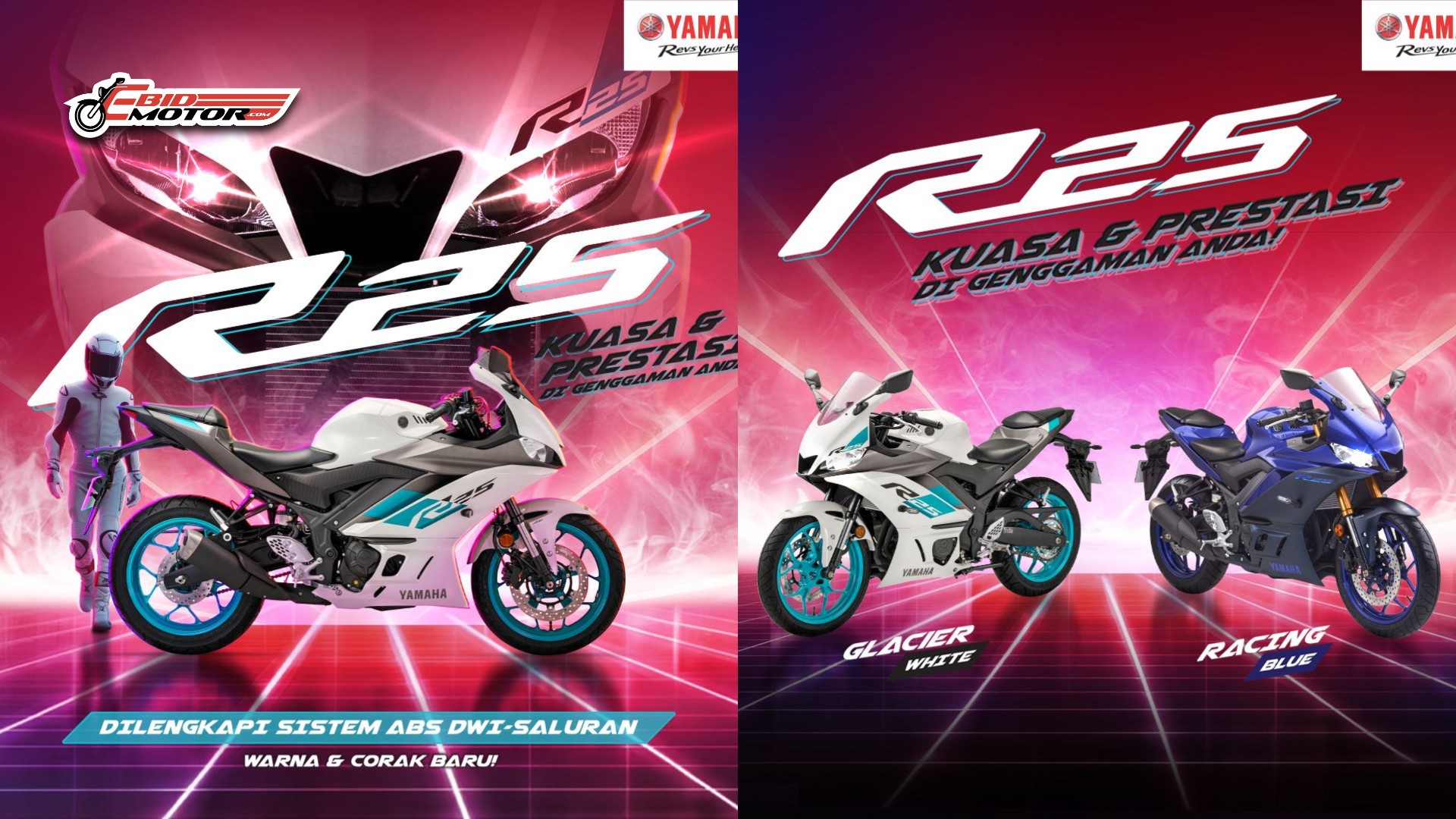 Yamaha Perkenal R25 (2024)! Warna Baharu, RM22,998!
