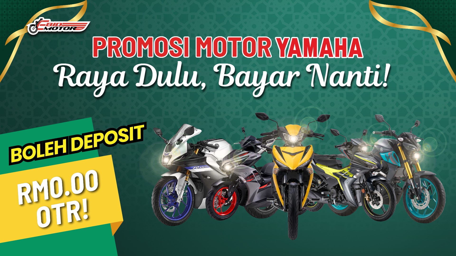 #Katelog: Raya Dulu, Bayar Nanti Dengan 5 Motor Yamaha Ini!