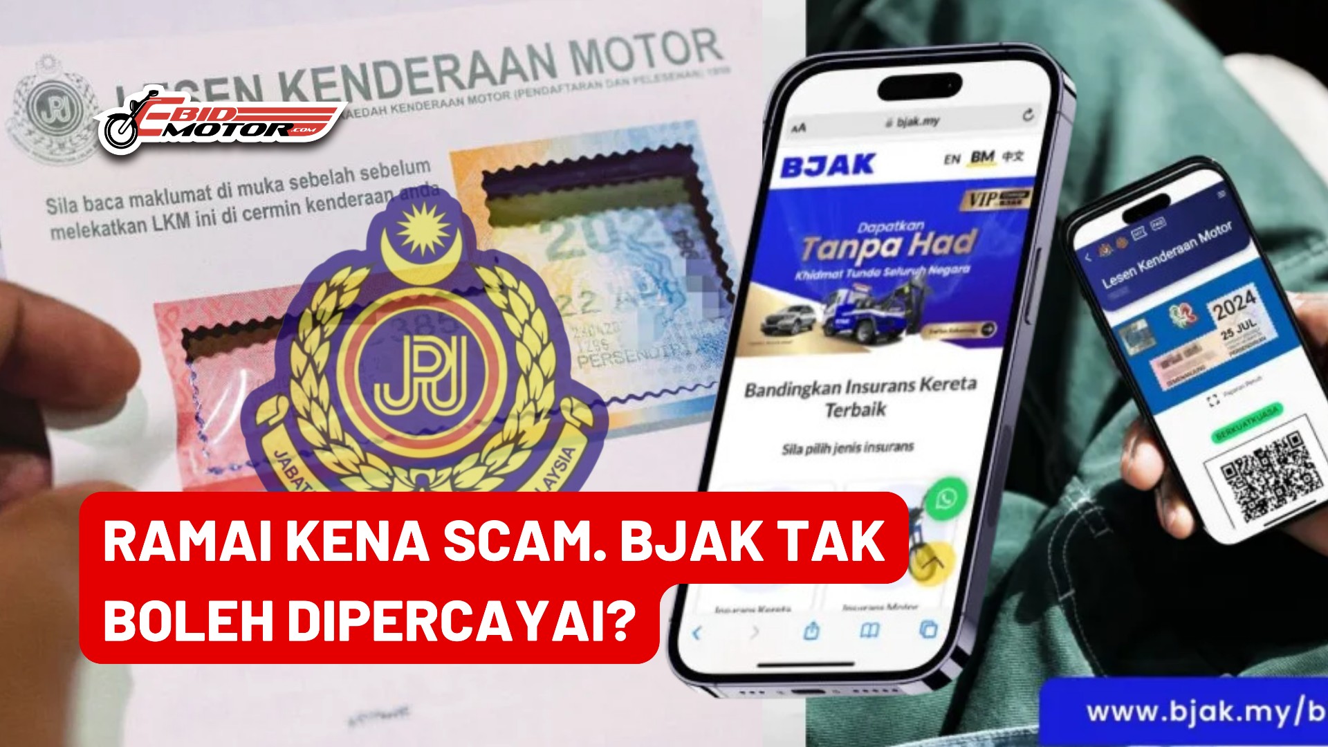 JPJ: BJAK Tak Pernah Terima Kelulusan Perkhidmatan Renew Raodtax!