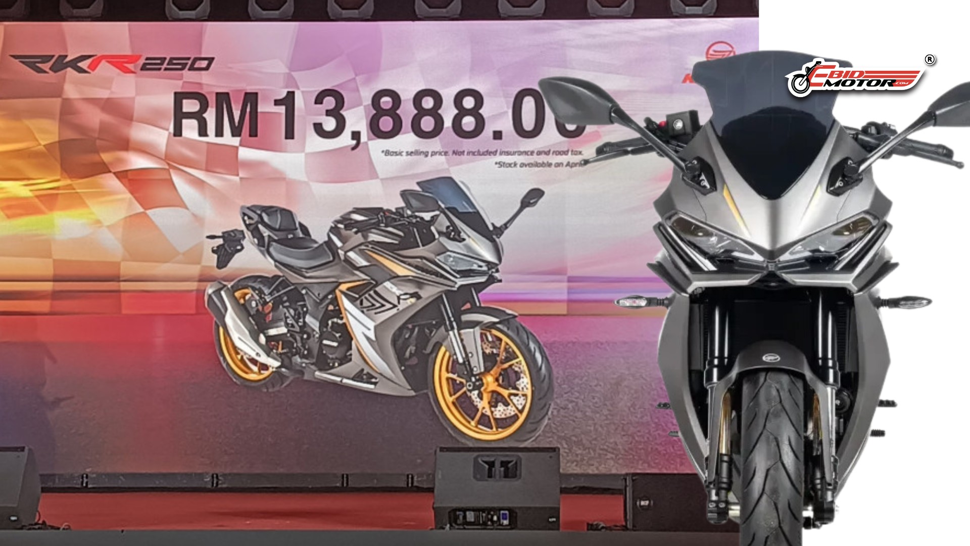 Keeway Perkenal RKR250, Fighter Baru Sportbike 250cc, Harga MENGARUT!