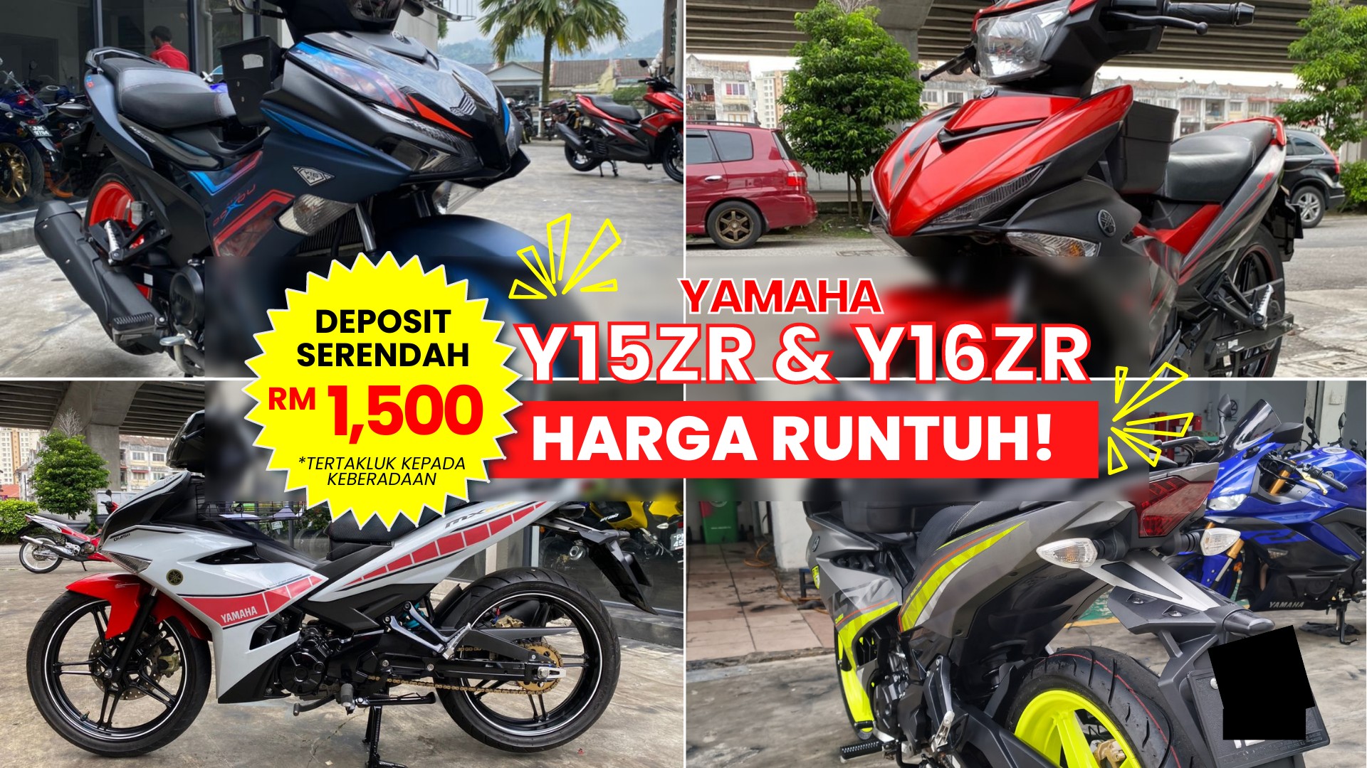 Katalog : Dari Serendah RM7,200, Ini Harga Yamaha Y15ZR & Y16ZR Pada November 2022!