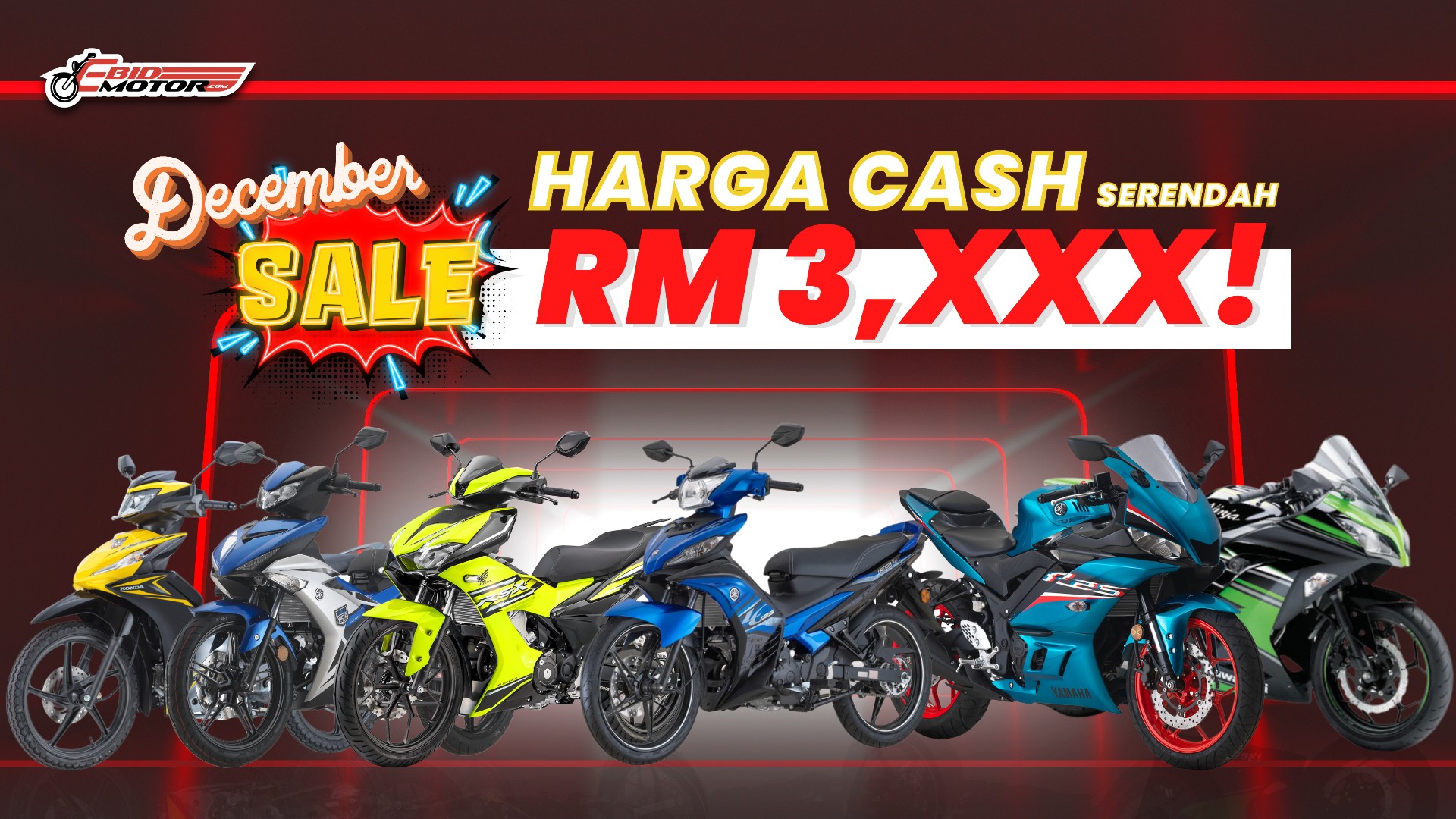 Last Sale Harga GILA-GILA 2022! Motosikal Terpakai Serendah RM 3,XXX!