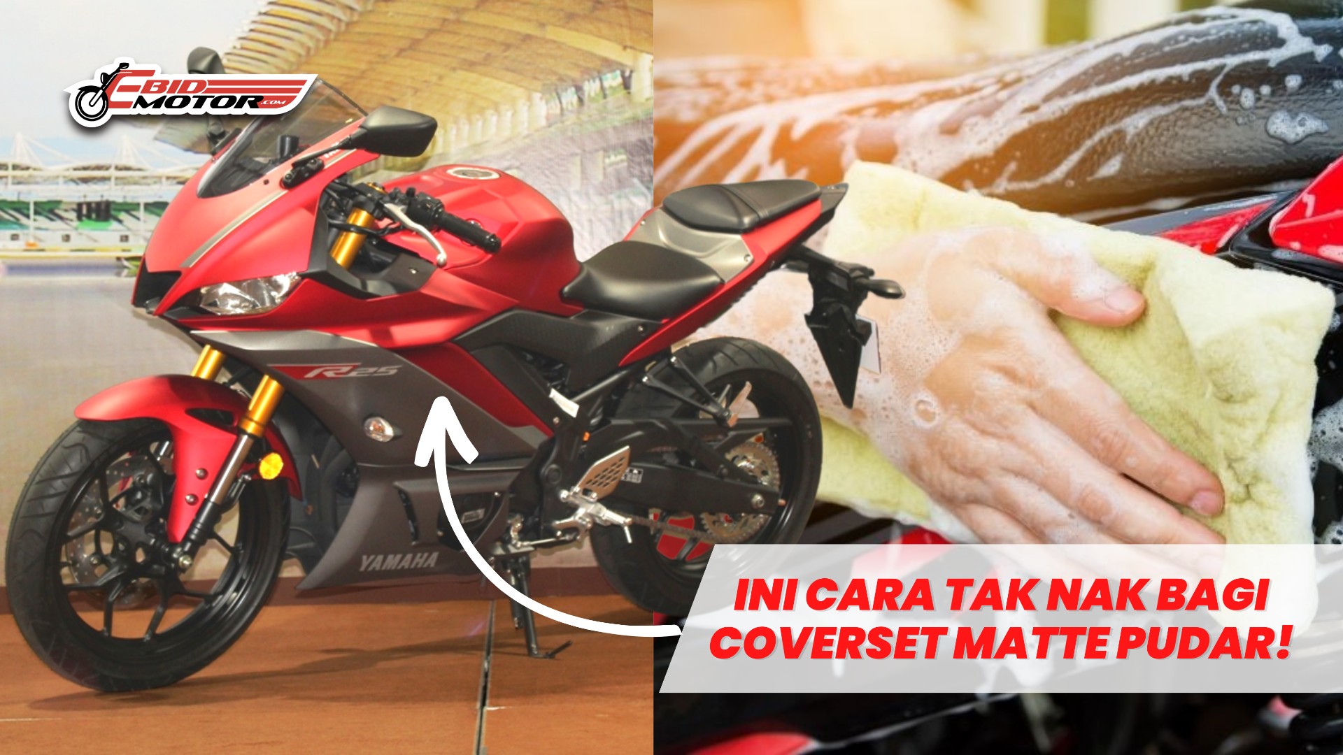 Rugi Beli Motor Warna Matte? Ini Tips Penjagaan Coverset Matte Ramai Taktahu!