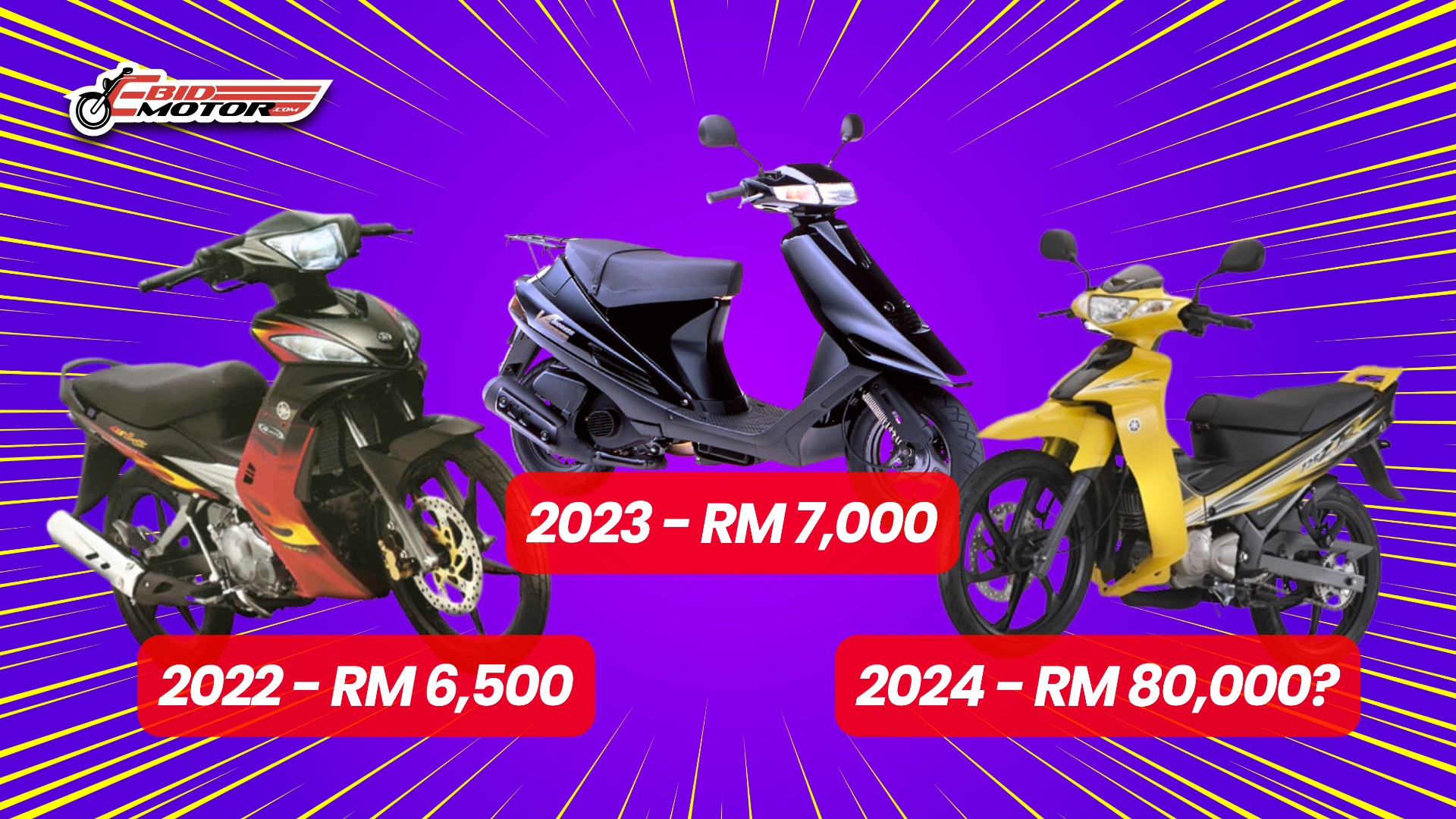 Beli Buat Aset? Ini 8 Jenama Motosikal Yang Masih Tak Jatuh Lagi Harganya !